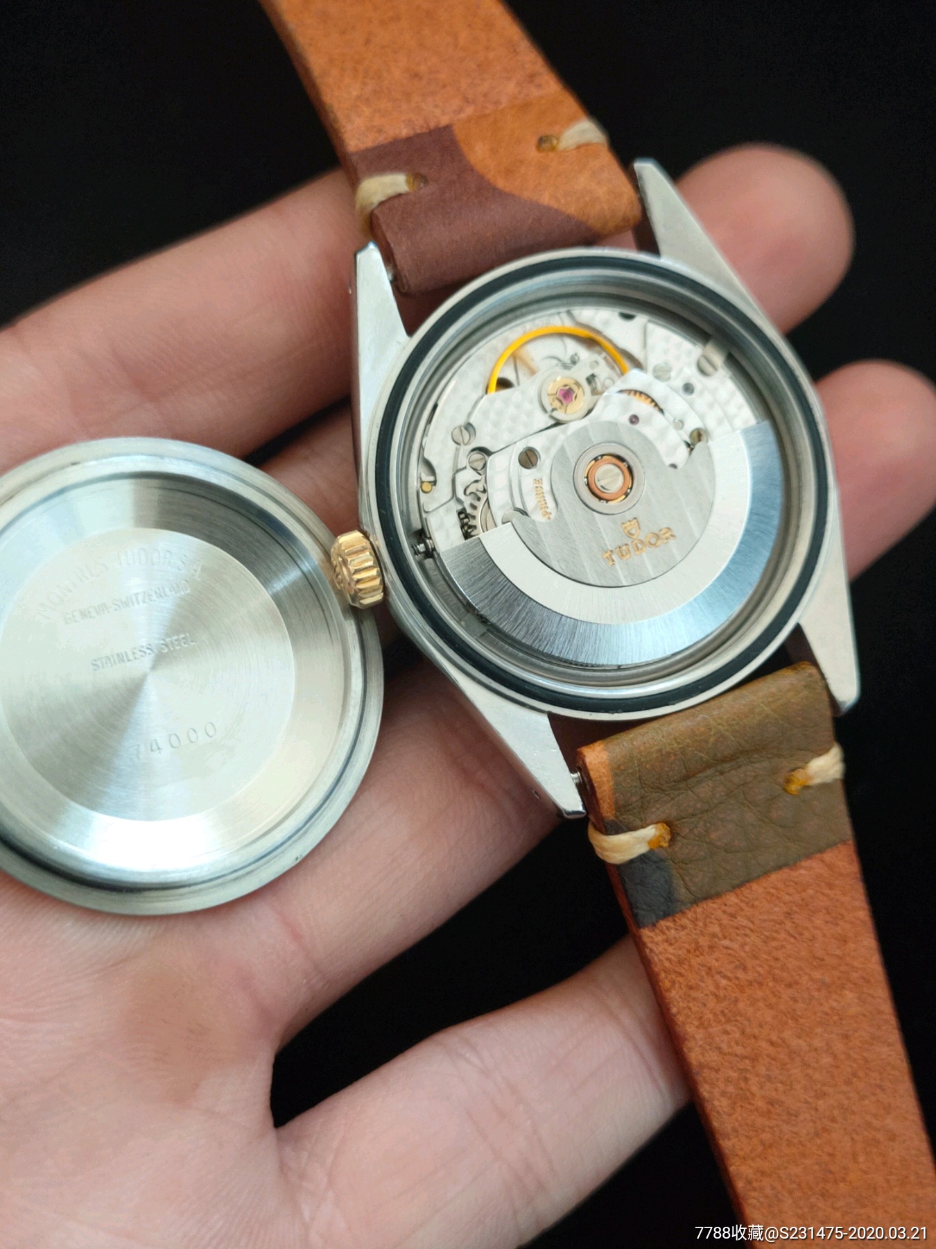 中古帝舵全自动机械男表表经34mm.男女都可以佩戴