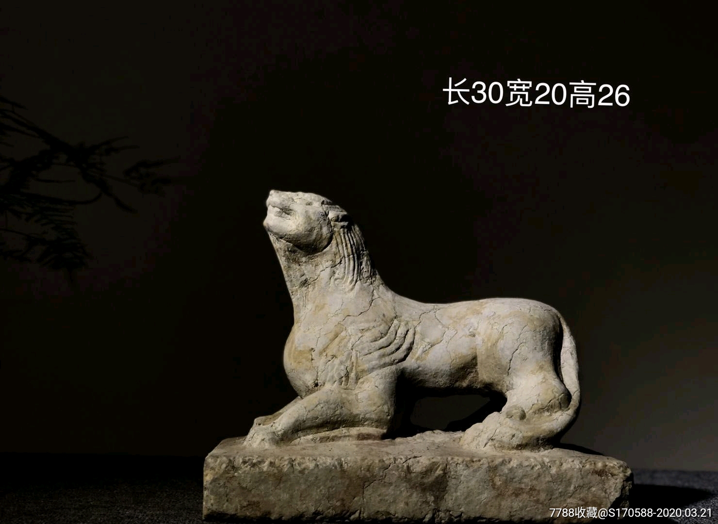 『朝天吼』瑞兽青石自然风化古朴,雕刻精致,细微之处清晰自然霸气威武