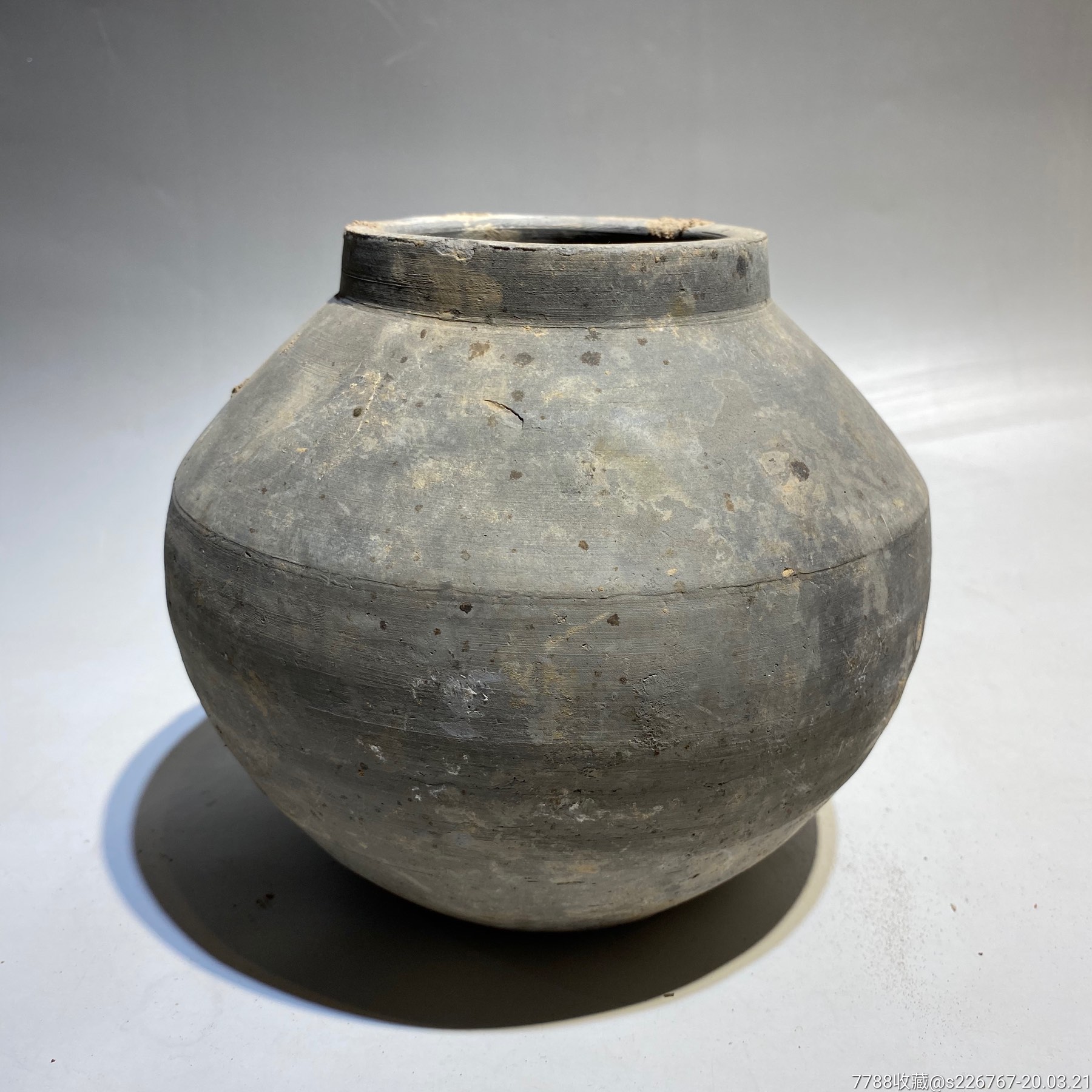 古玩陶器高古陶汉代陶罐