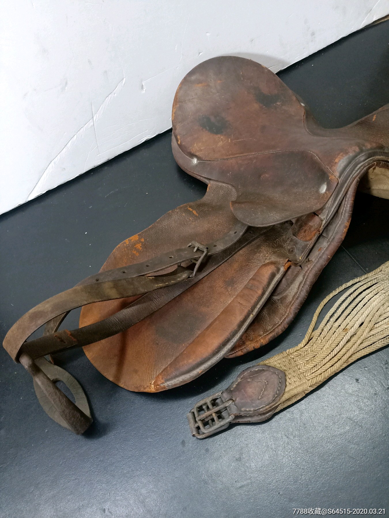 二战时期,日军骑兵皮马鞍子