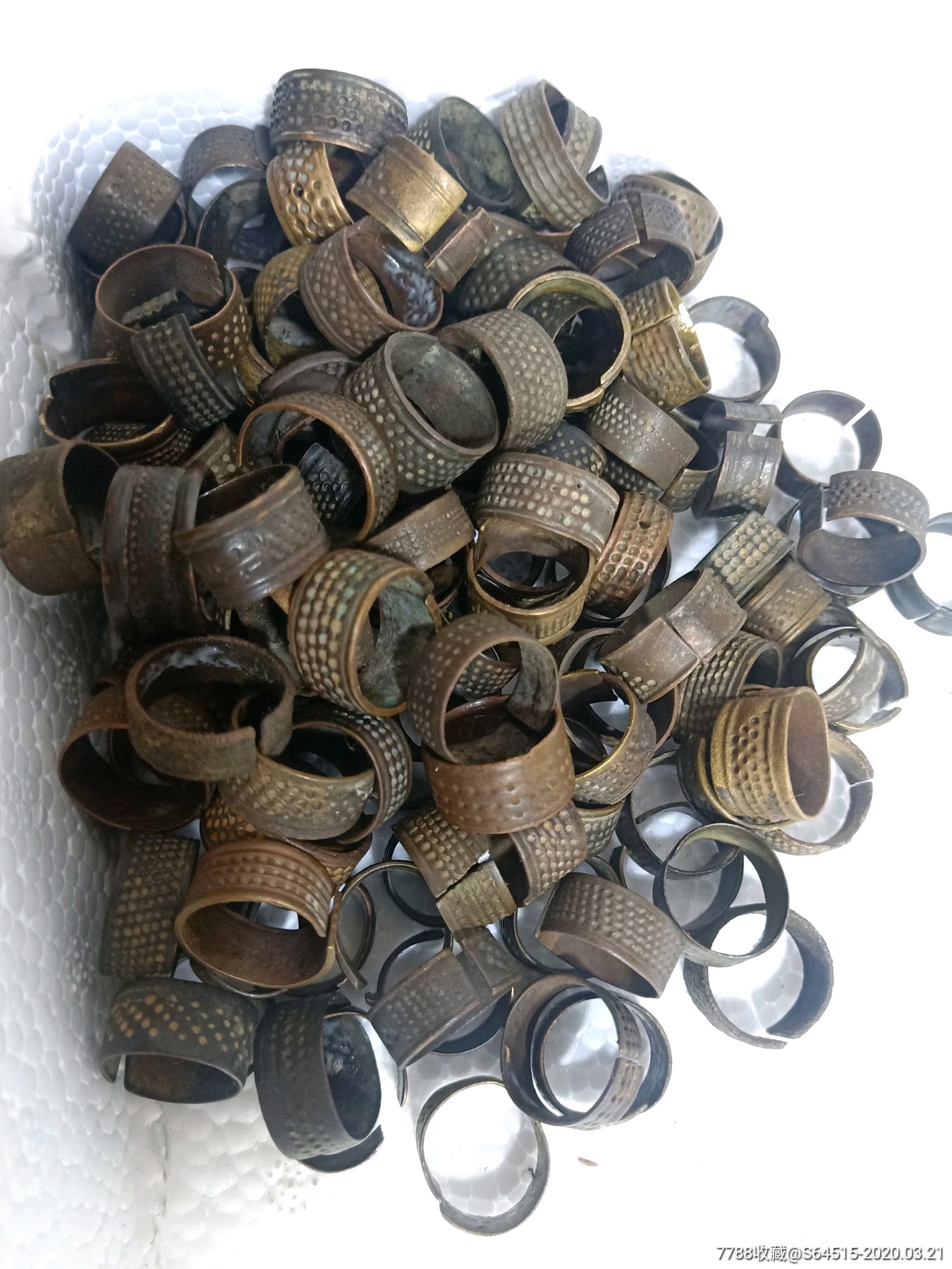 民国满洲时期,铜顶针,铜工具