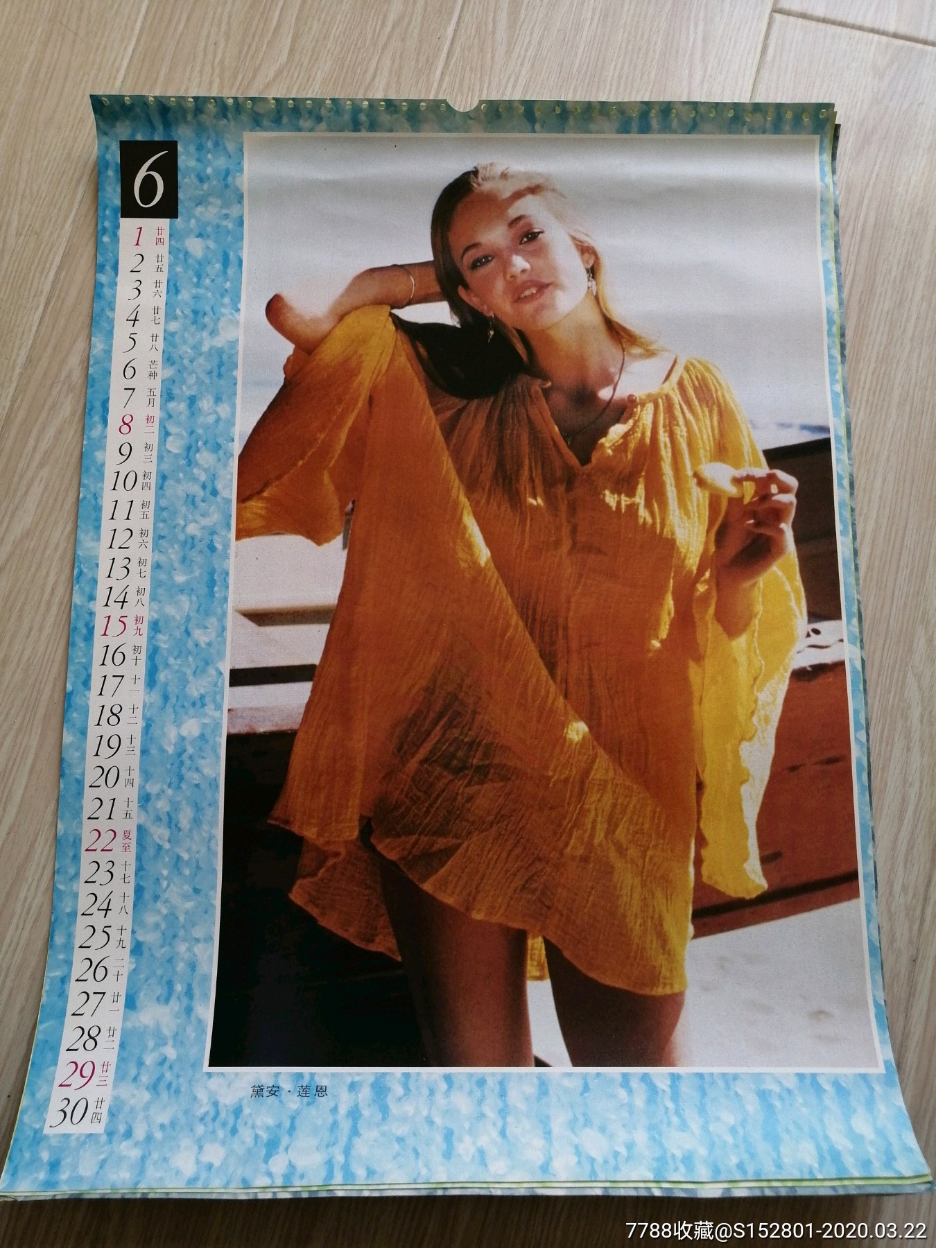 欧美明星黛安莲恩-挂历/台历-7788收藏__收藏热线