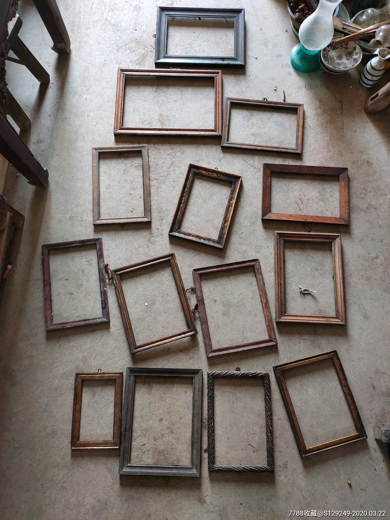 大小14个老照片镜框