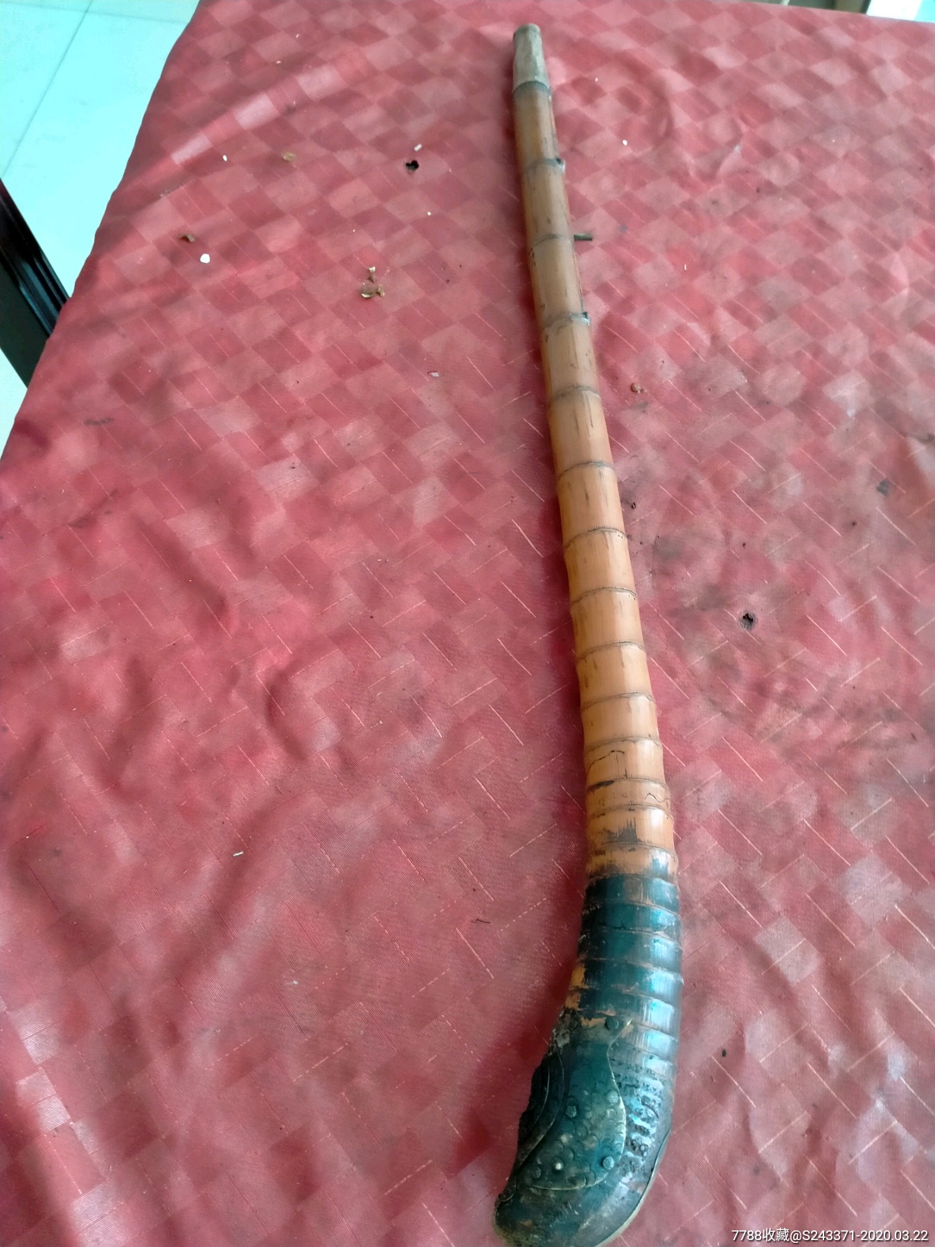 钥包竹烟枪,包桨漂亮,流整.