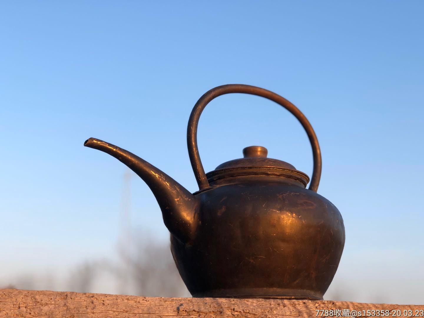 清代铜制长嘴茶壶,-价格:680.0000元-se71844849-铜壶/铜瓶-零售-7788
