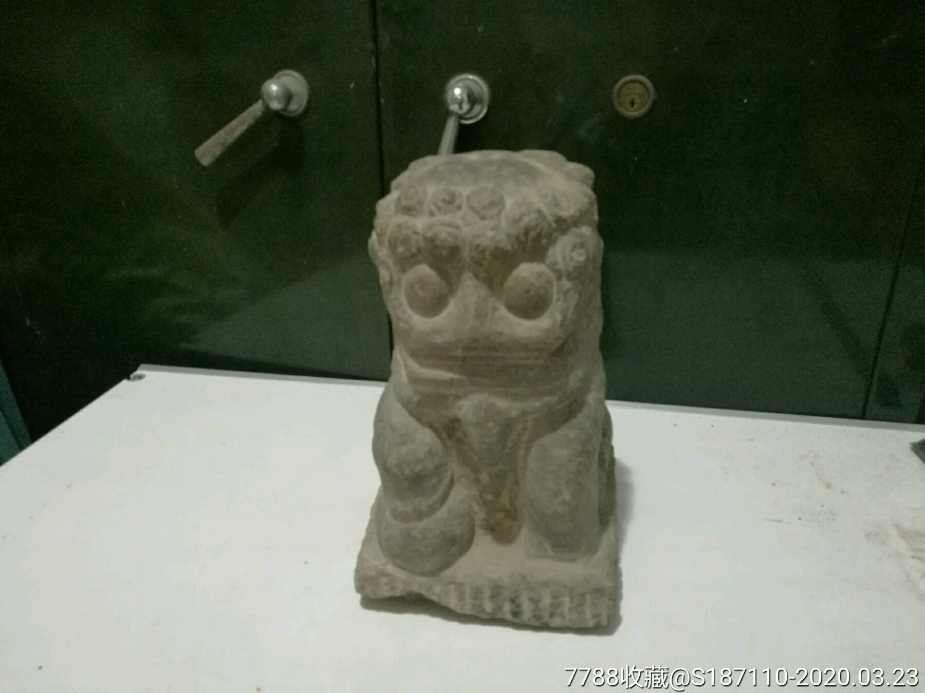 清代石头小狮子-石狮/石雕塑-7788旧书网