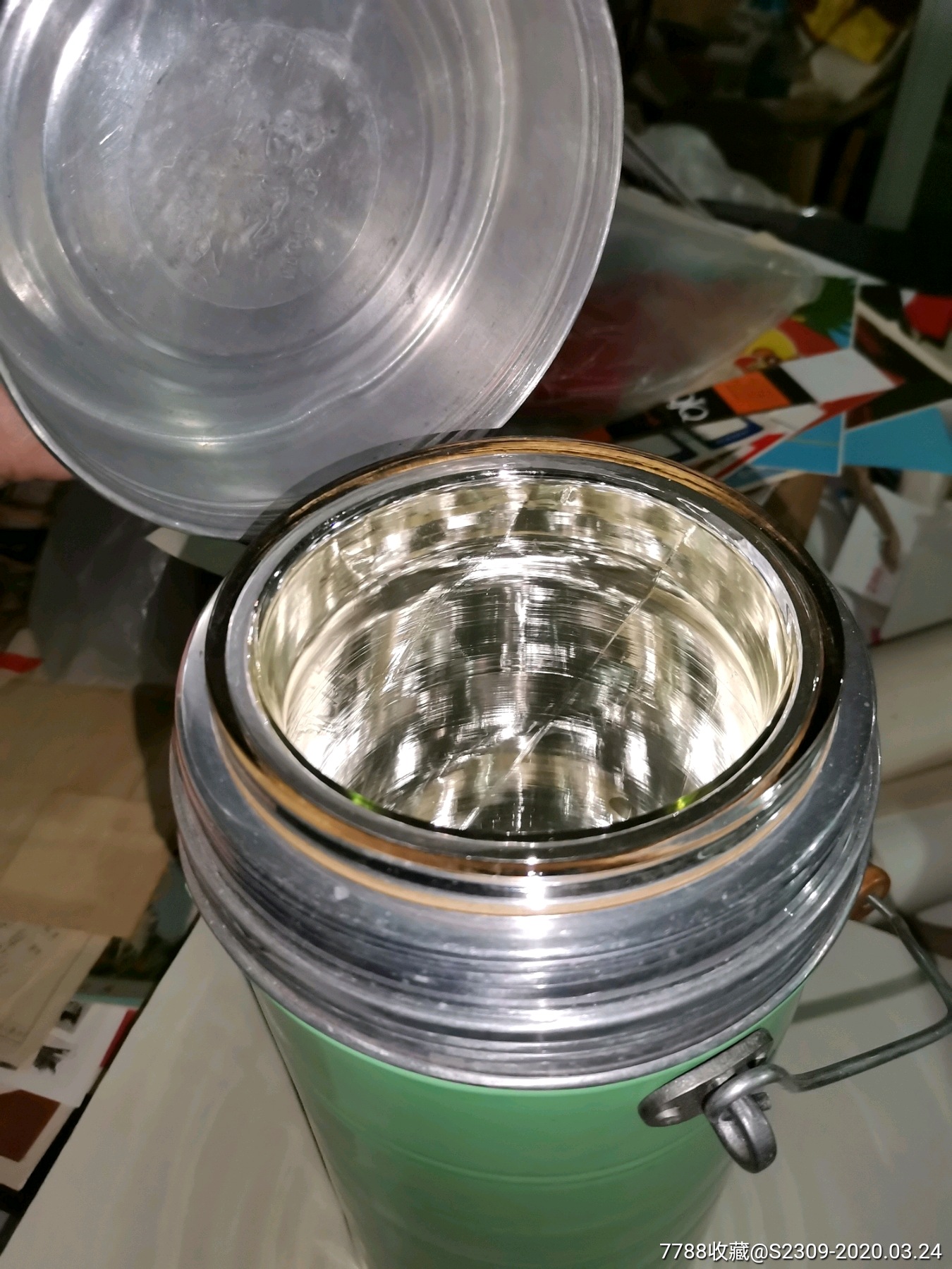 雪山牌冰棒保温瓶怀旧收藏近新200元