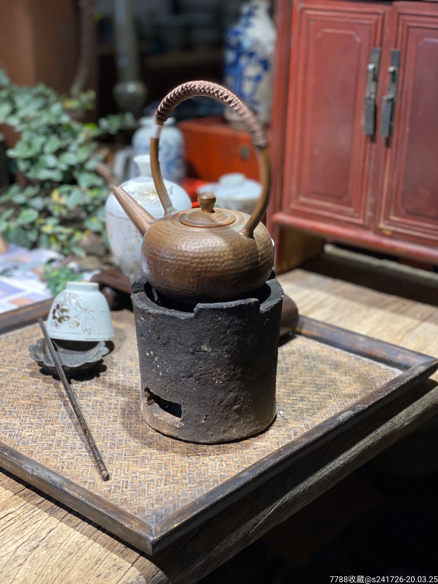 0112民国解放初潮汕功夫茶小碳炉/茶炉