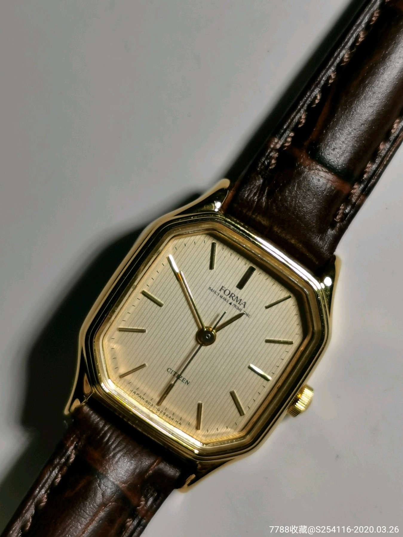 日本原装正品西铁城citizen石英女表forma系列表盘22*23mm厚7mm_手表