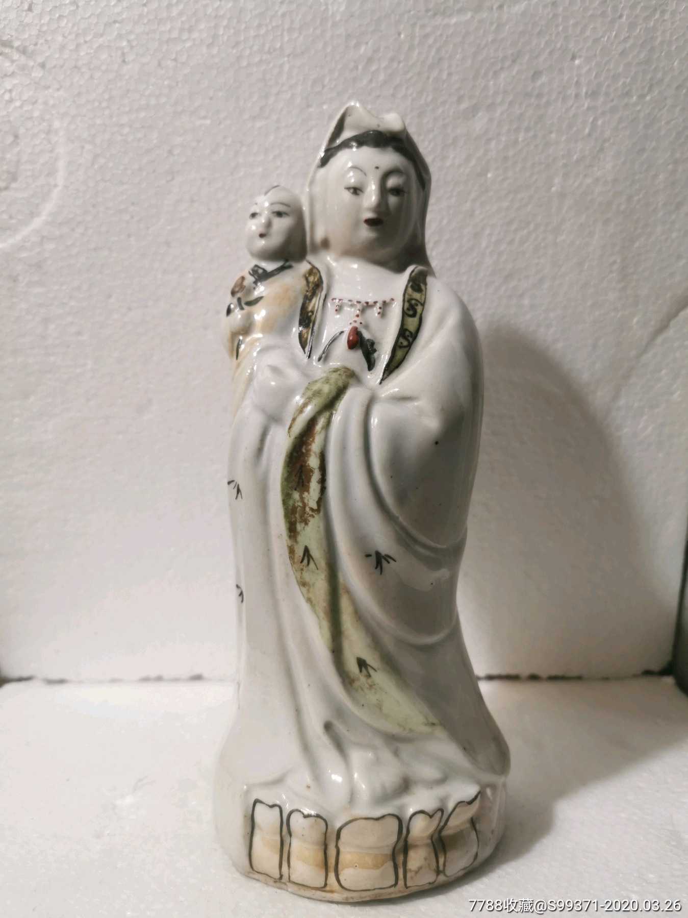 观音老酒瓶-价格:40元-se71910089-茶叶罐/盒-零售-7788烟斗收藏