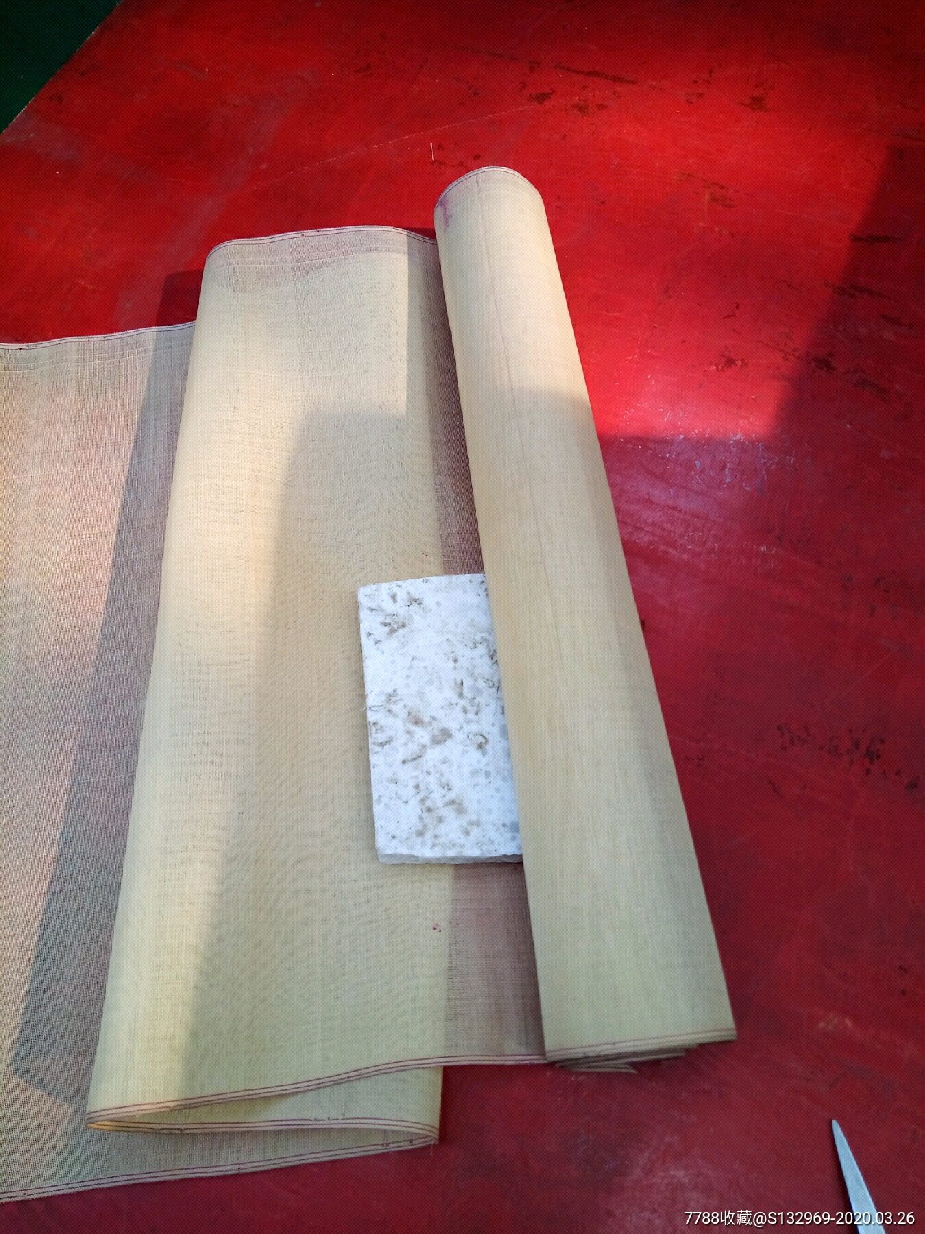 找不到生绢栏目,故发此处.此乃名贵生绢