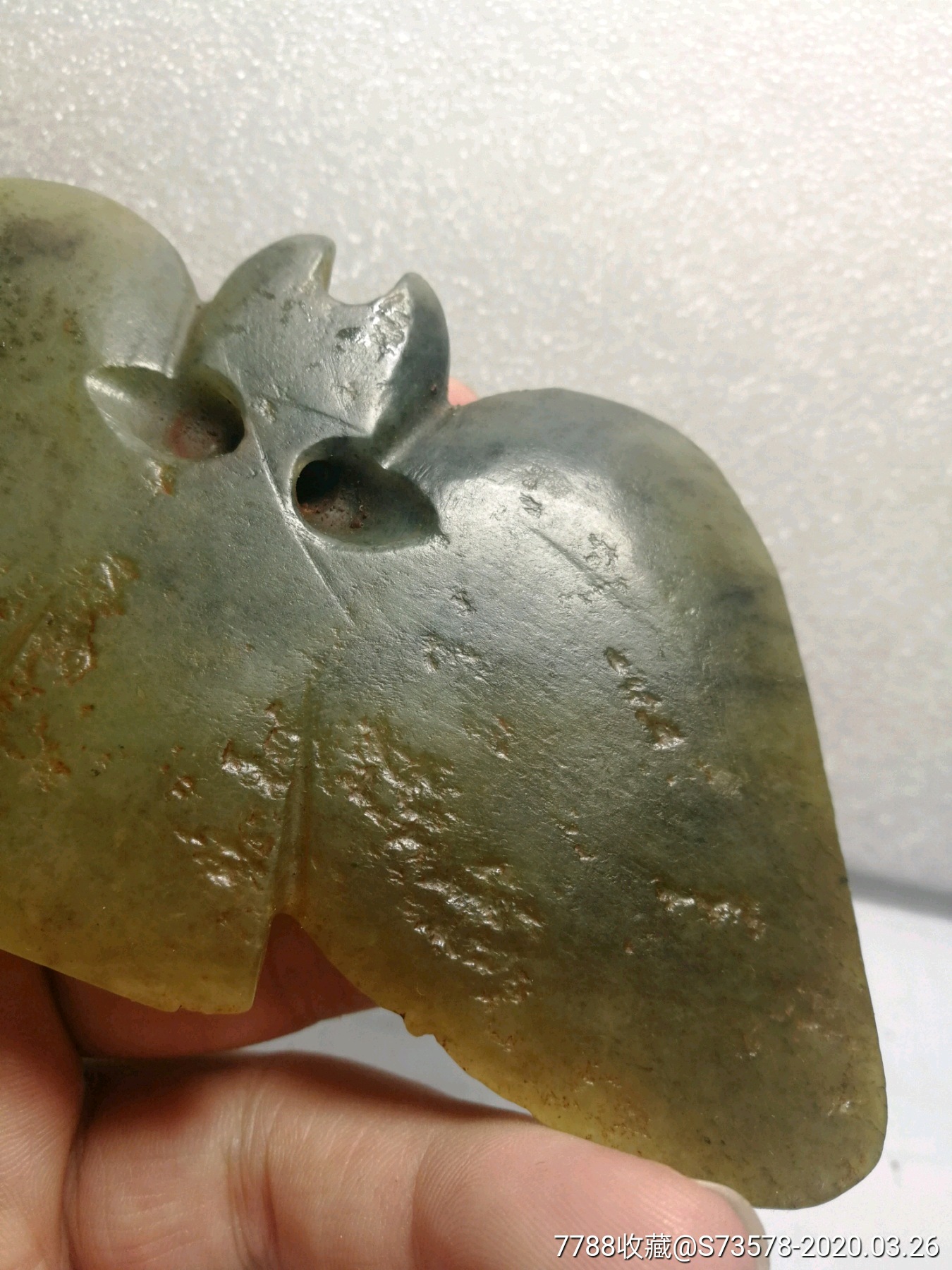 下乡收到红山文化玉鹰