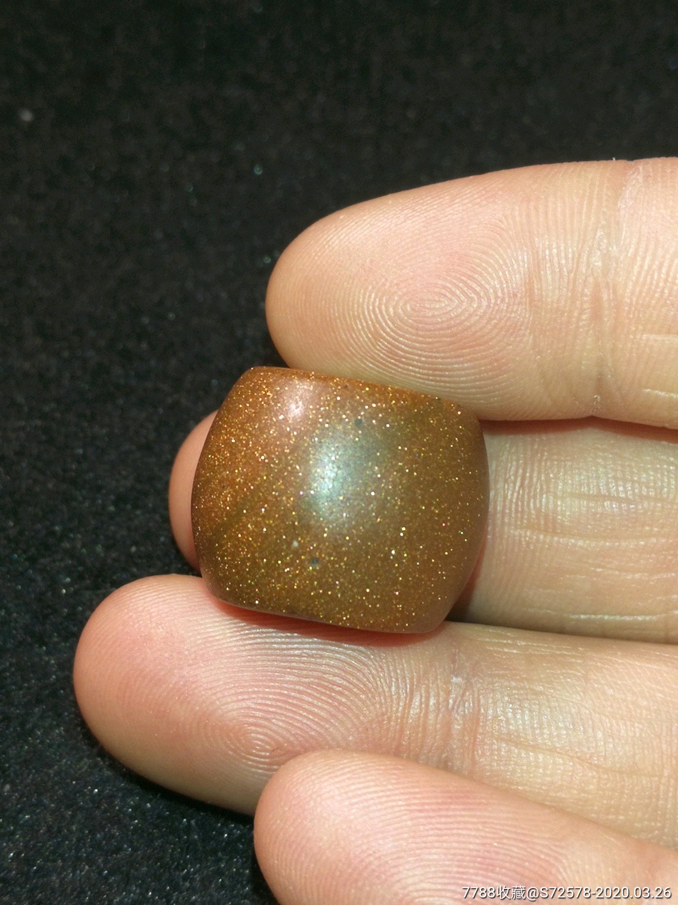 清代老金沙琉璃珠