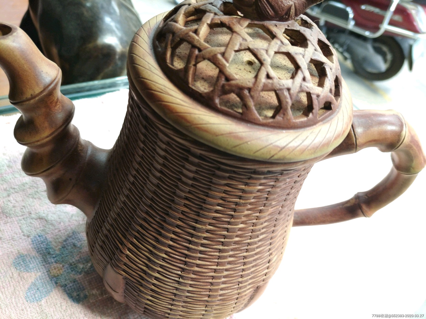 精品紫砂壶鱼篓