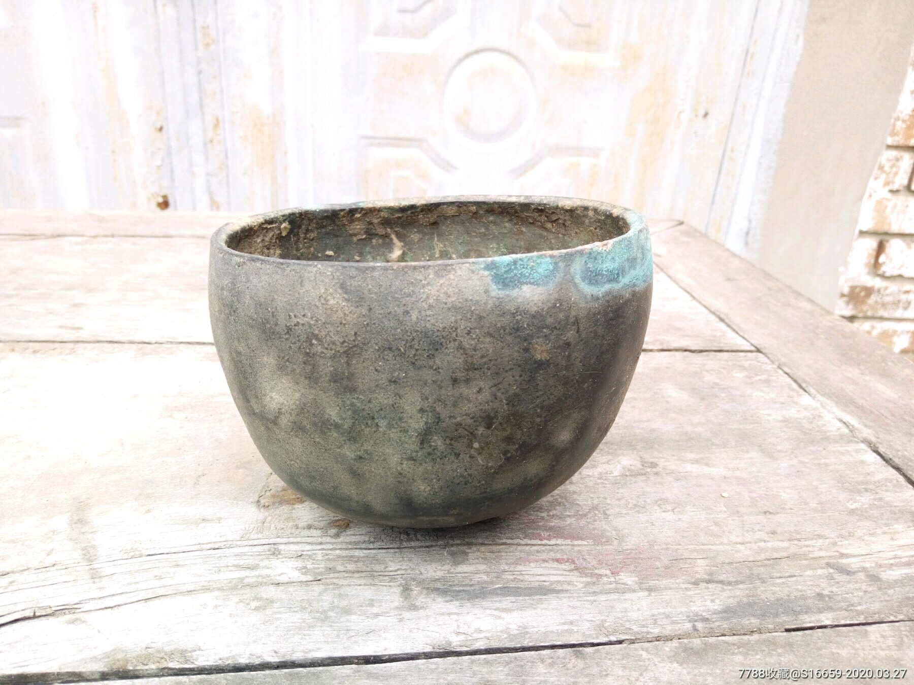 清代或民国时期佛教僧人化缘用的铜钵