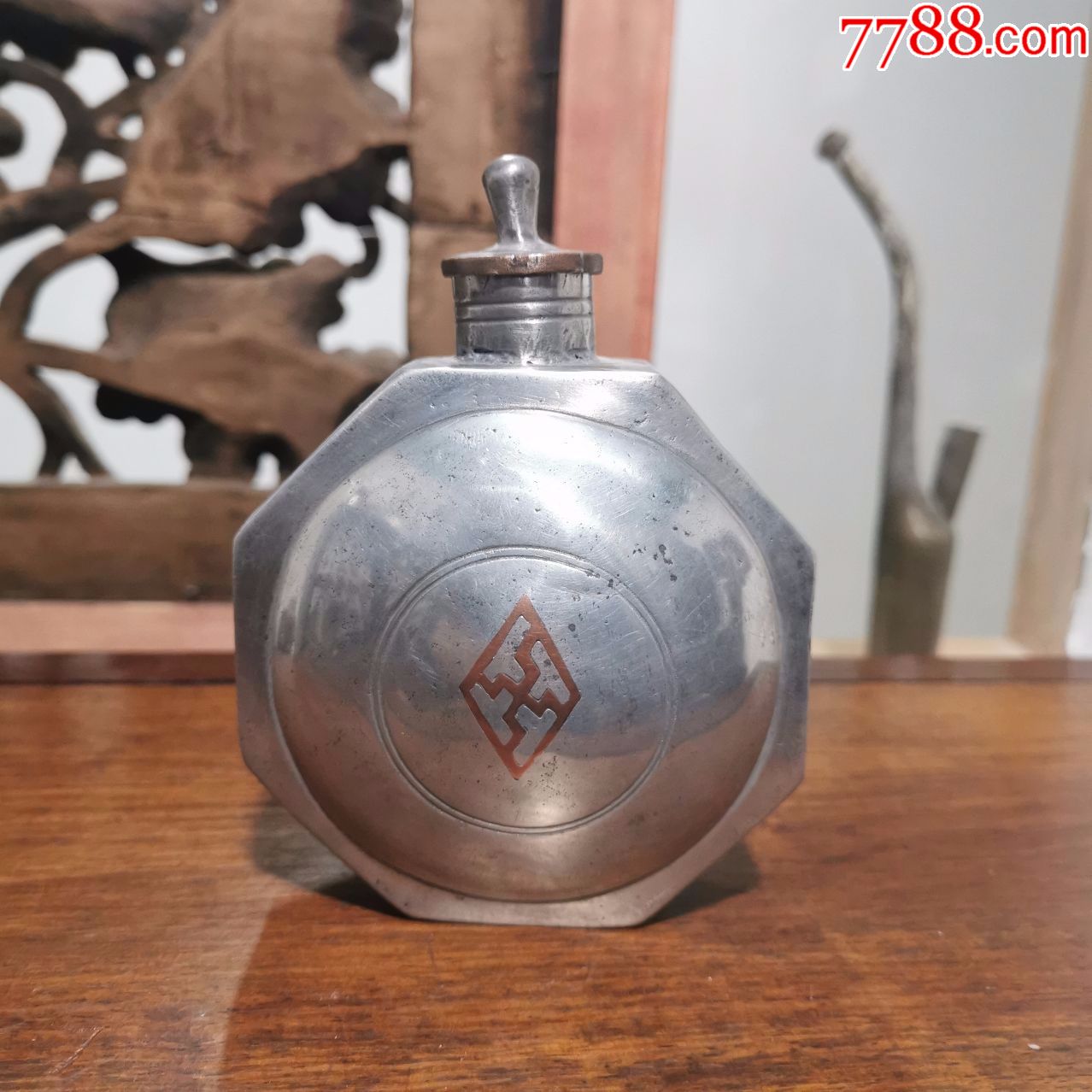 锡酒壶老锡壶温酒器晚清民国白锡烫酒用具