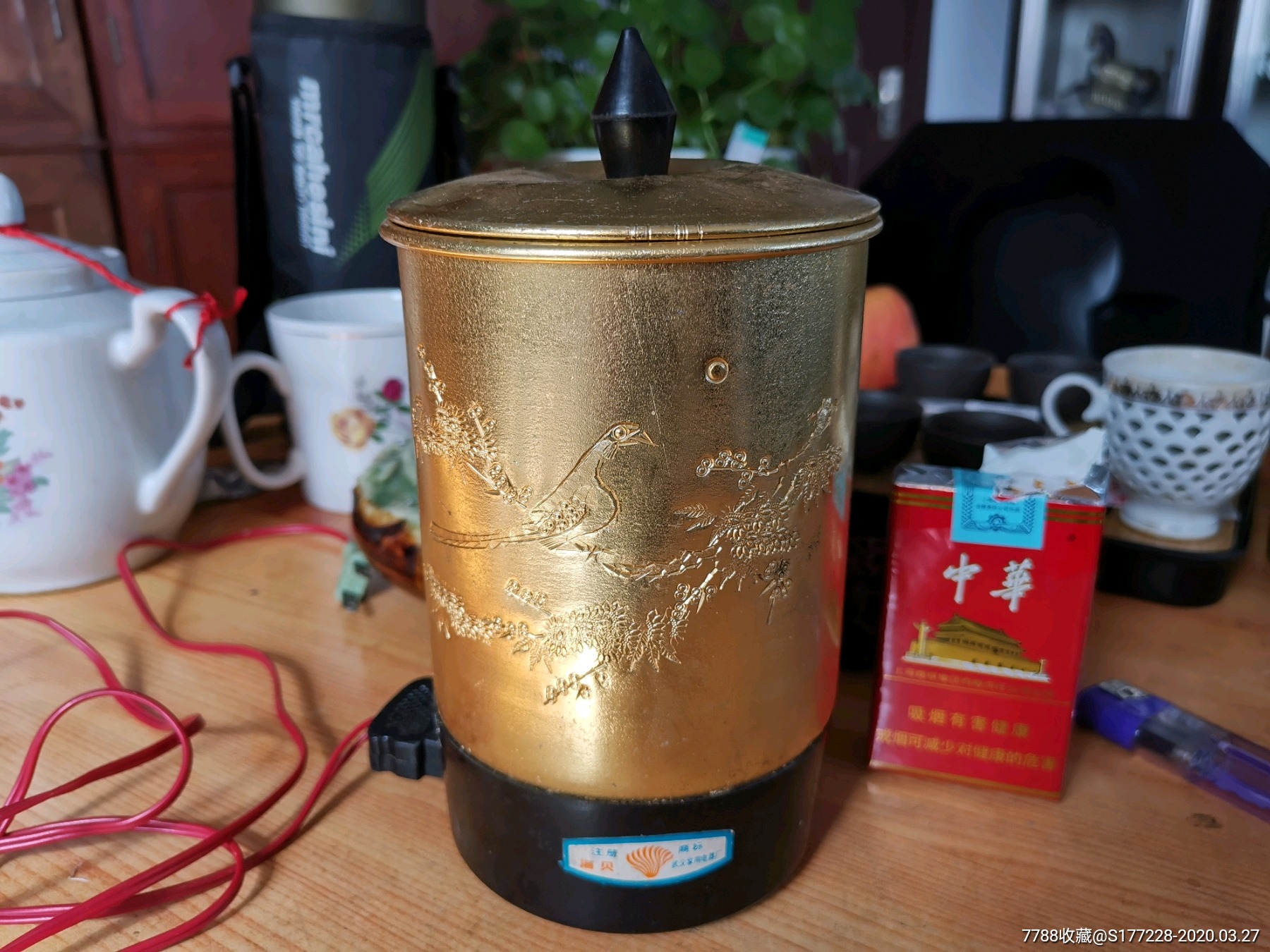 80年代武汉生产的铝电热杯