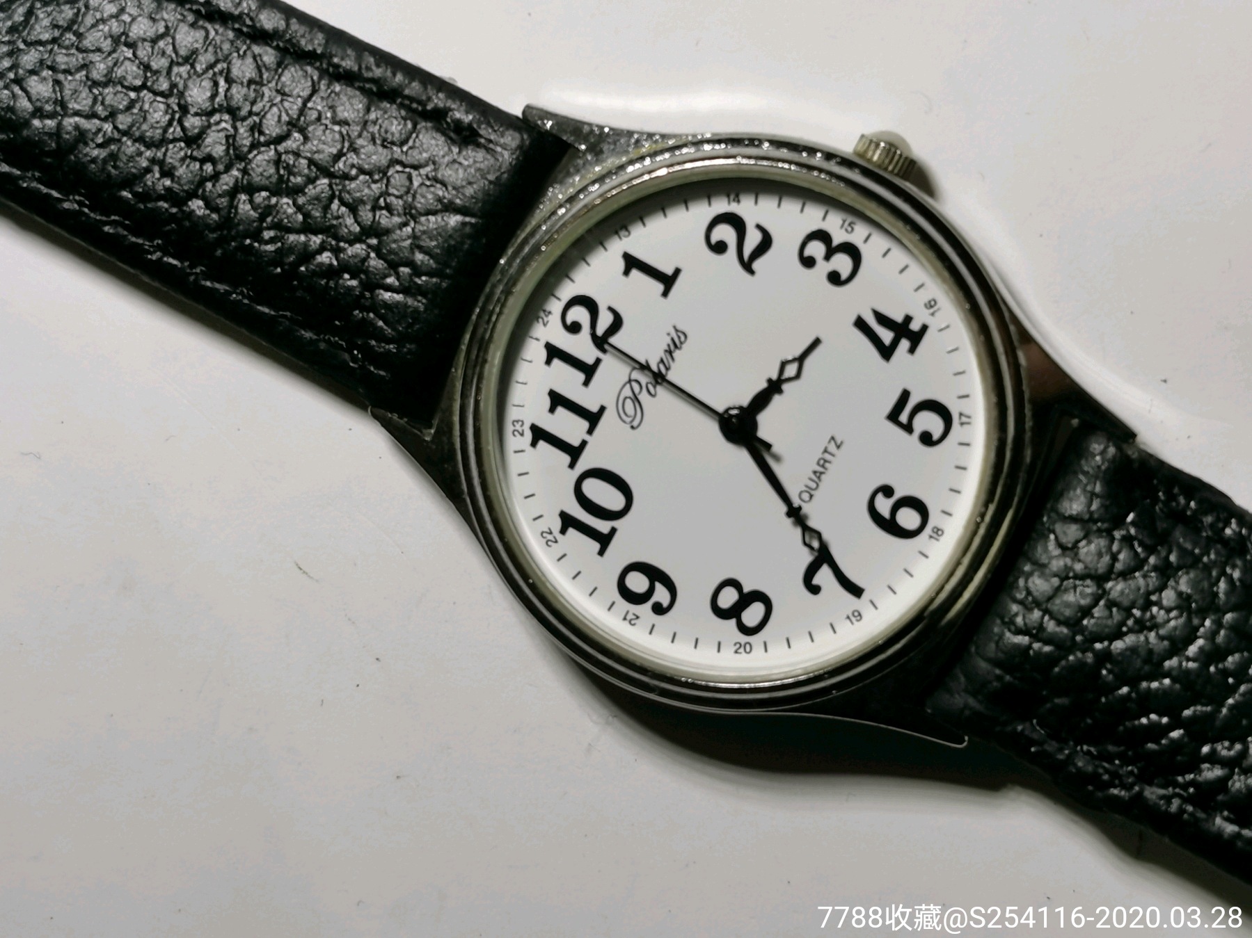 时尚品牌北极星polaris石英男表日本机芯表盘走时325mm厚7mm走时精准