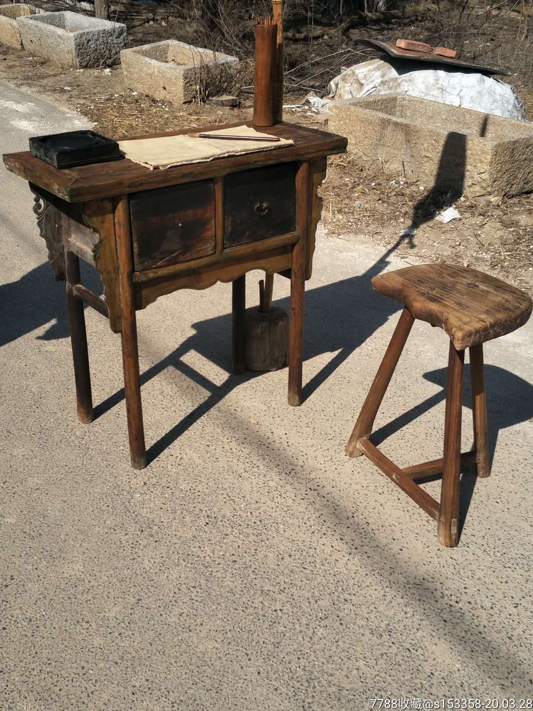 清代算命先生老道具一套