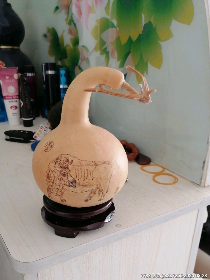 葫芦烙画牛128046