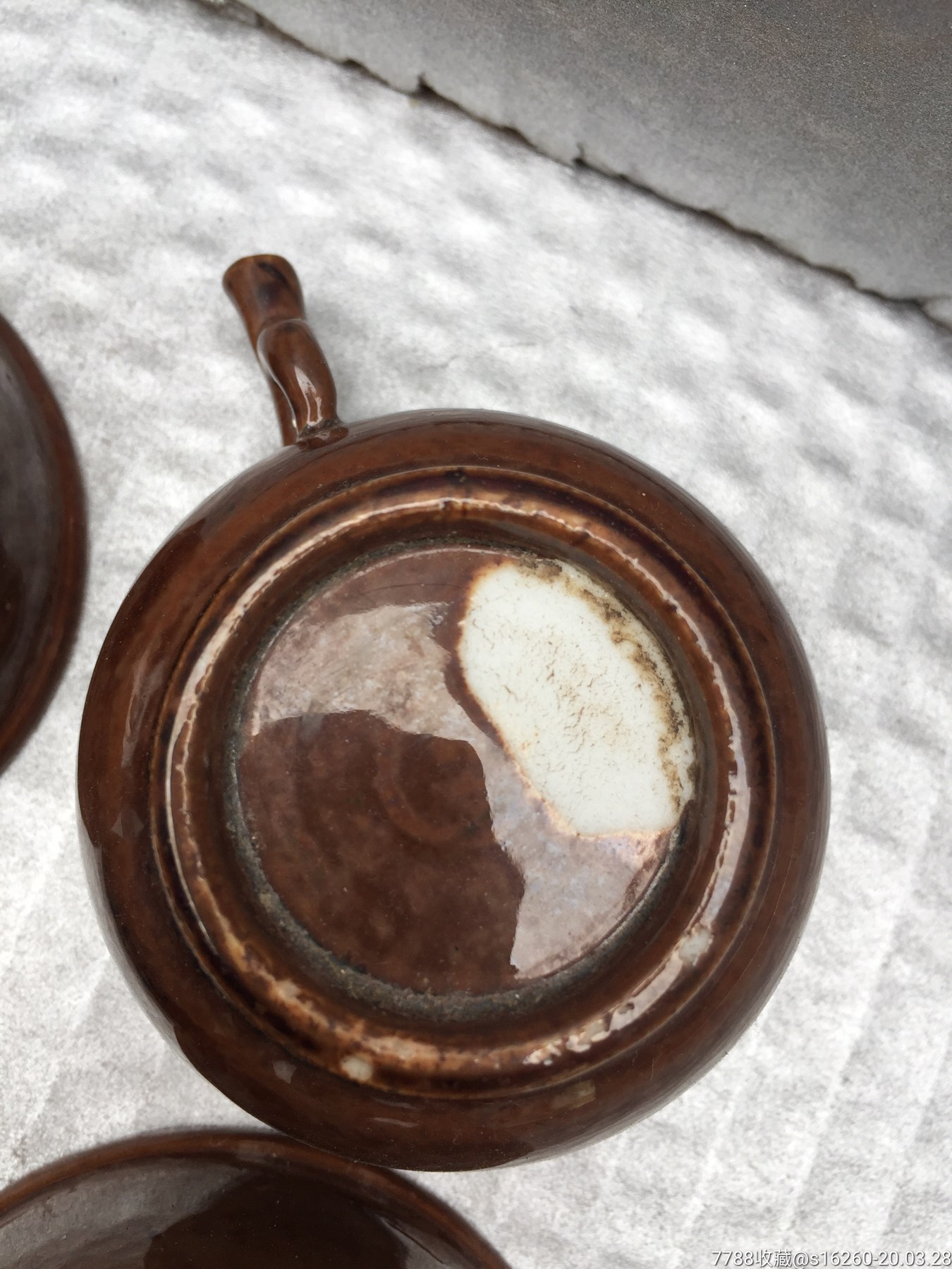 紫金釉小茶杯四个