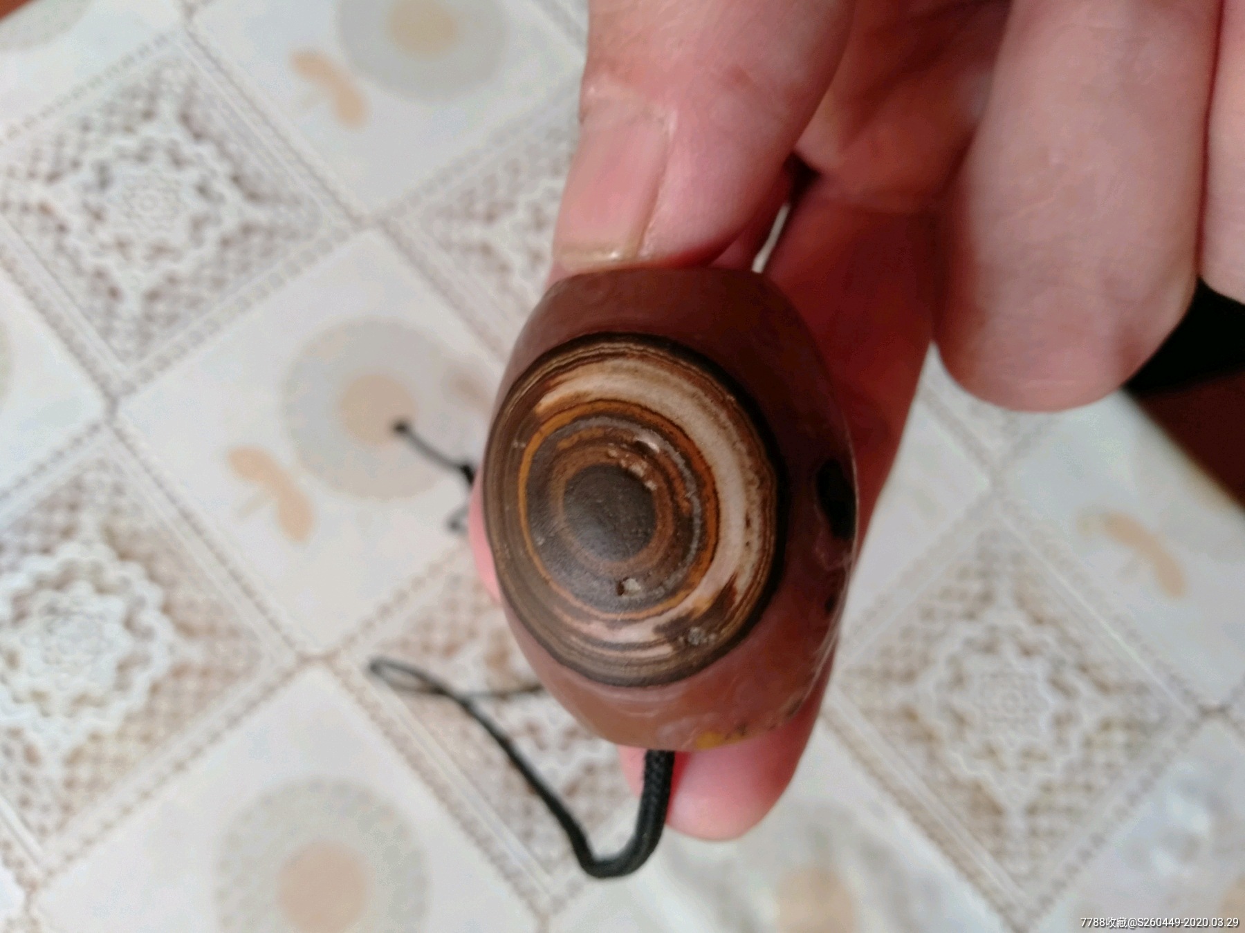 蜻蜓眼天珠玛瑙_玛瑙_冀东钱庄【7788老酒瓶】