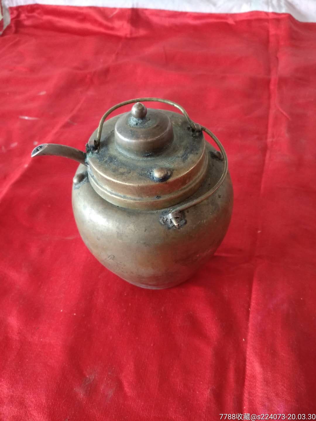 民国时期温酒壶白铜制成全品保真_价格1000元_第1张_7788收藏__收藏