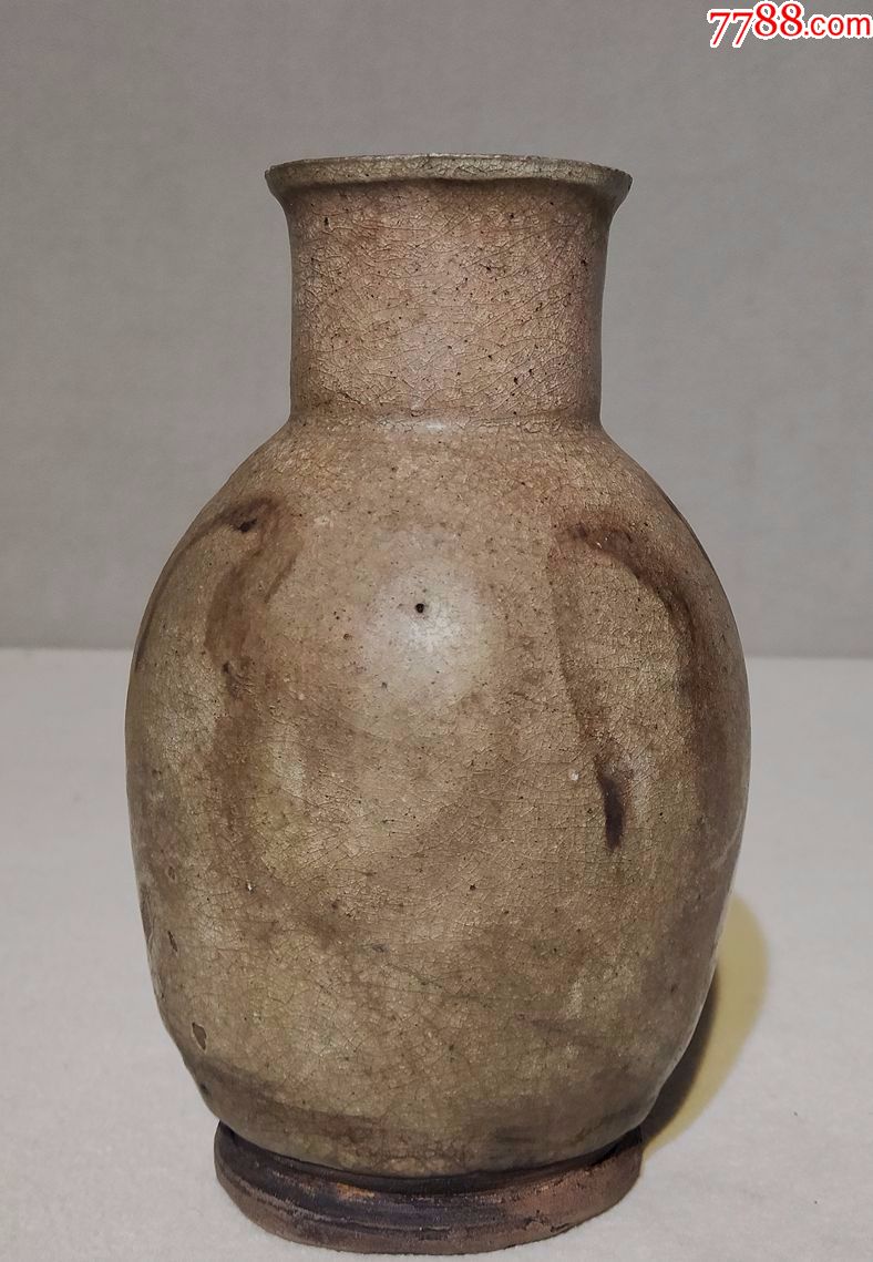 清代青瓷开片赏瓶_青白瓷/影青瓷_第2张_7788瓷器