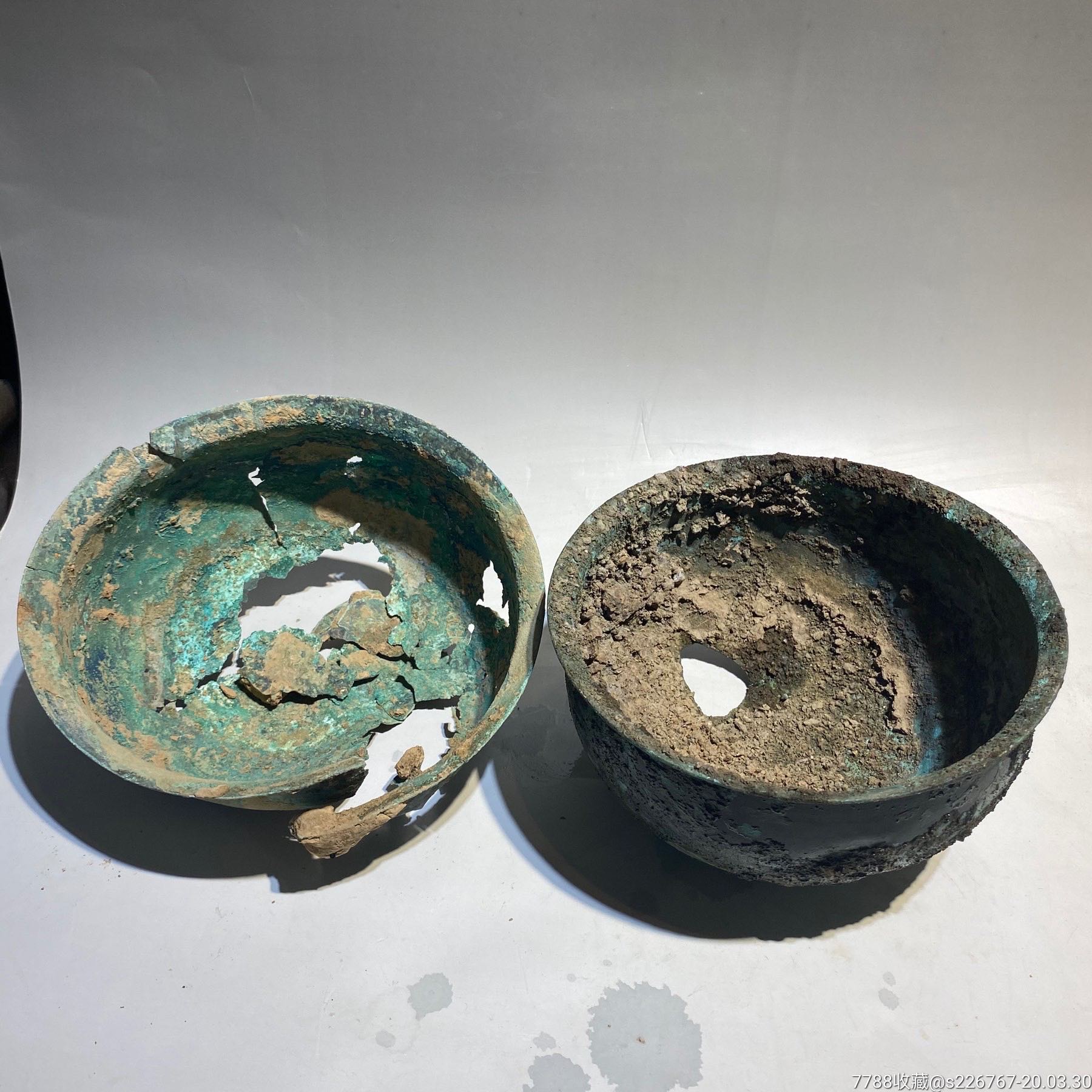 古玩铜器古董战汉铜盆_铜皿/盛具_图片鉴赏_收藏价格_7788铜器收藏