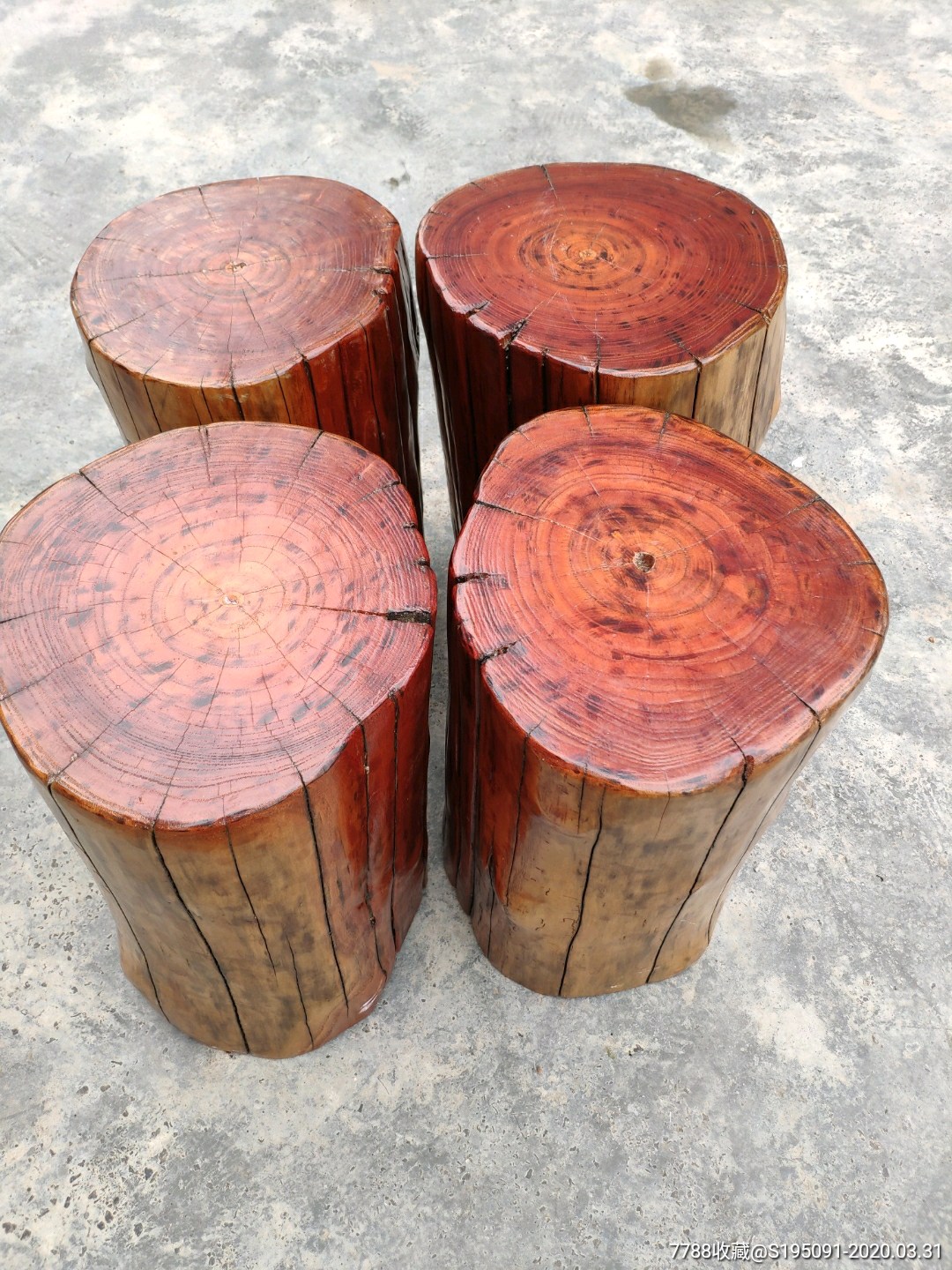 血椿木墩子木凳子花几花架4个