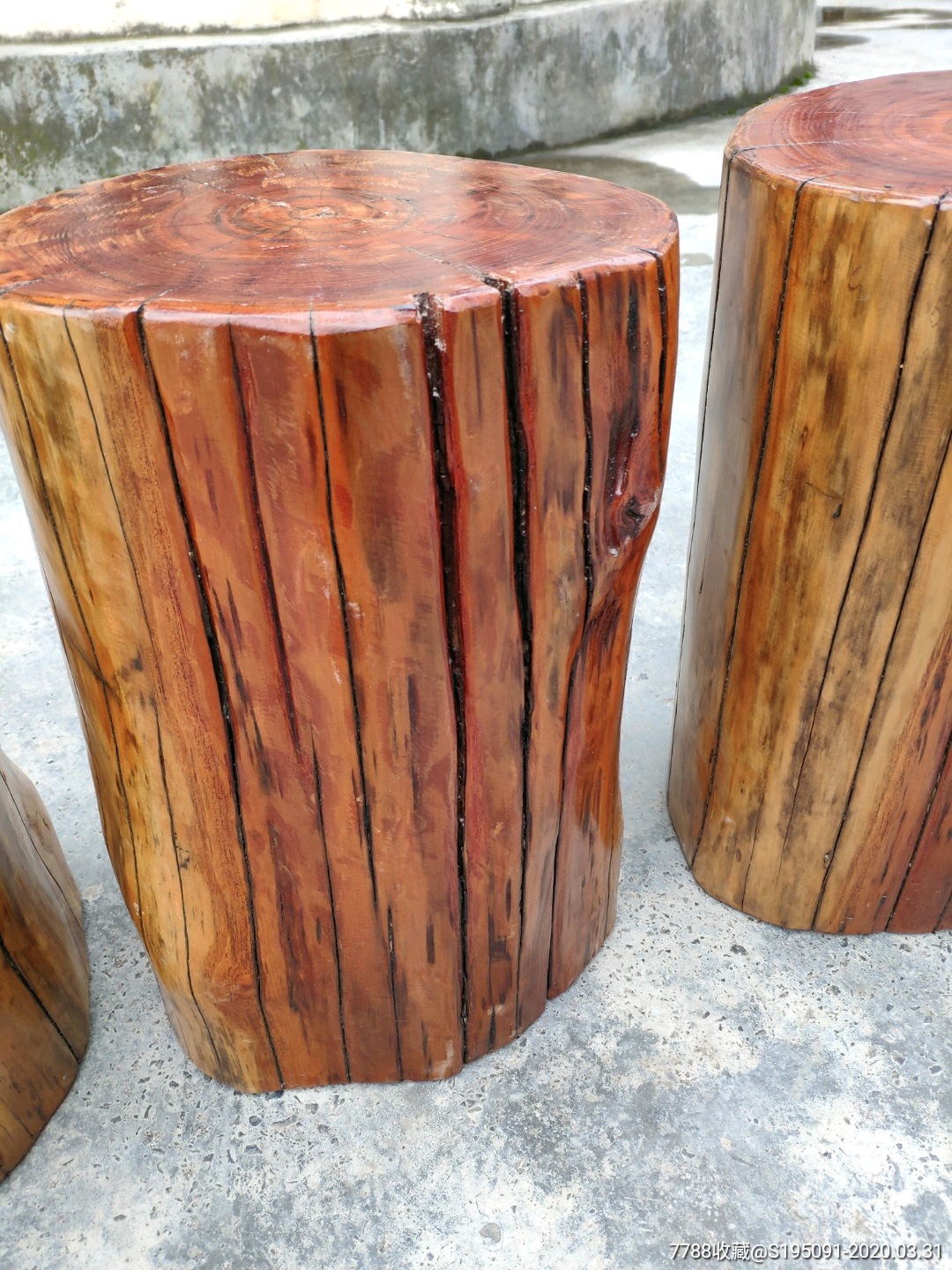 血椿木墩子木凳子花几花架4个