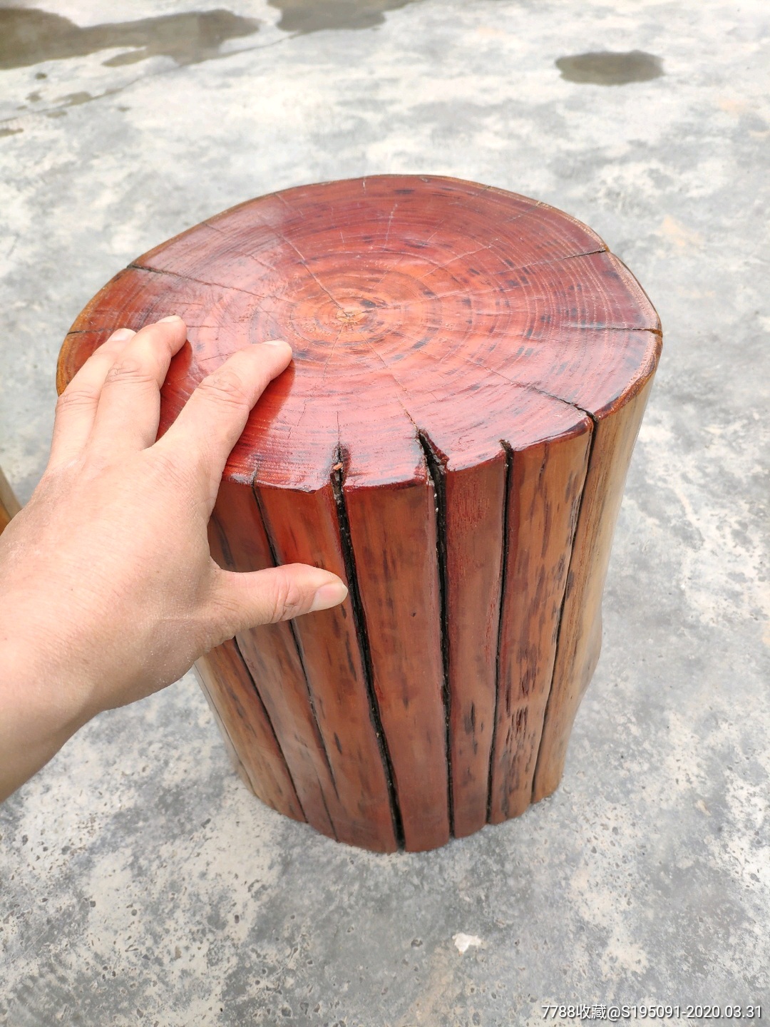 血椿木墩子木凳子花几花架4个