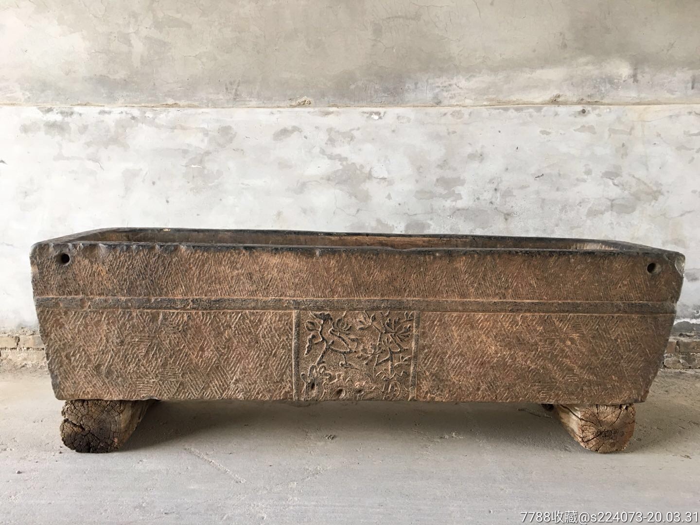 清代乾隆工官用马槽包老到代保存完整可养鱼