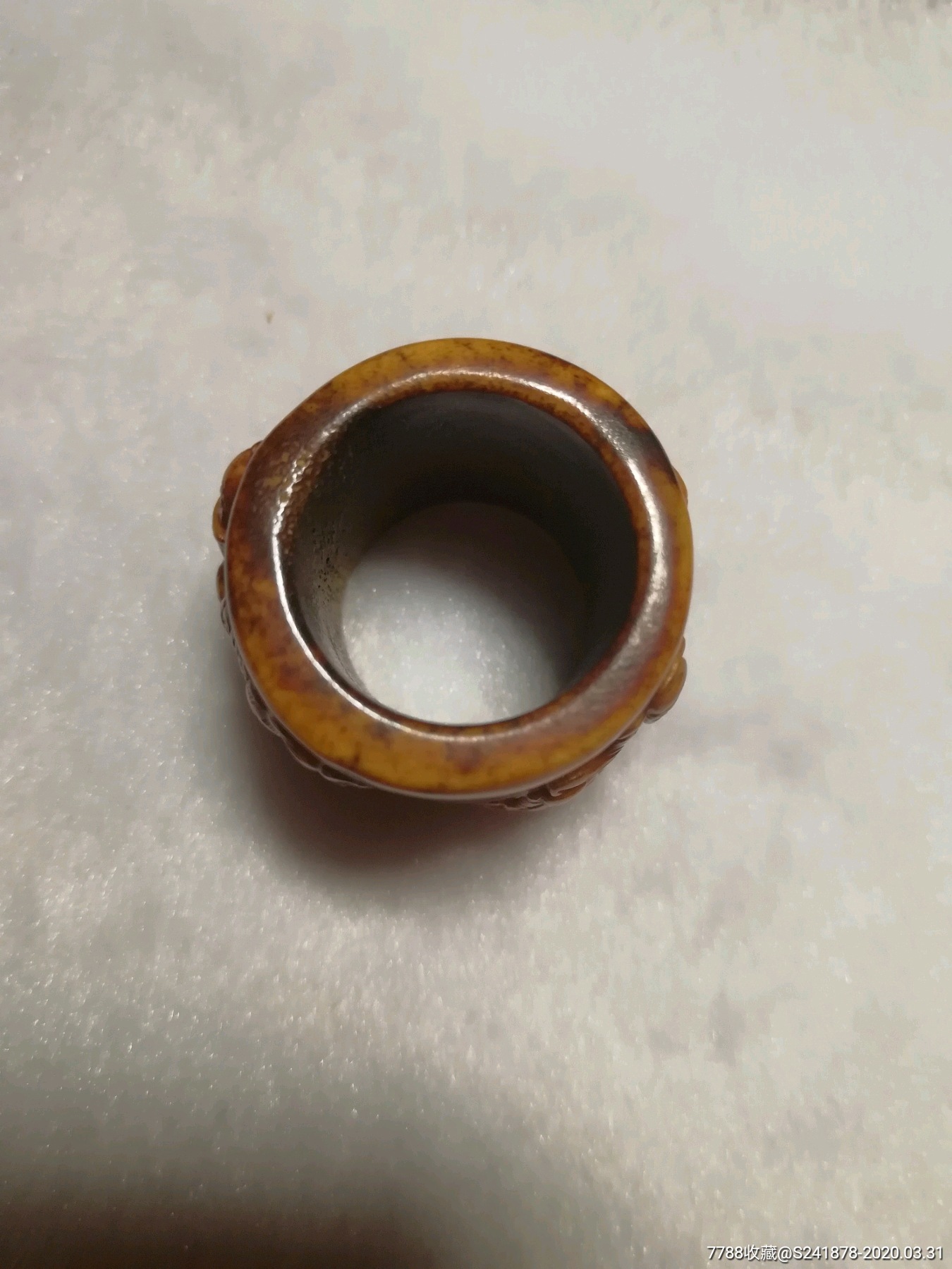 骨扳指_骨制饰品【阿果心老货专卖】滚动鼠标滚轴,图片即可轻松放大