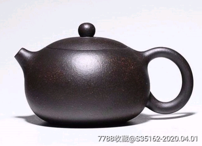 宜兴黑金沙壶纯手工350ml_紫砂壶_图片价格_收藏鉴别_7788紫砂壶