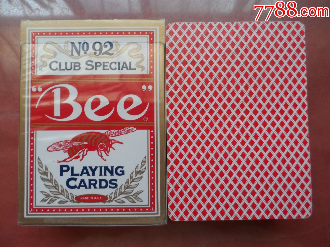 蜜蜂扑克牌一副以图片为准5