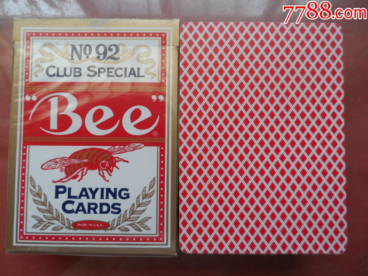 蜜蜂扑克牌一副以图片为准7