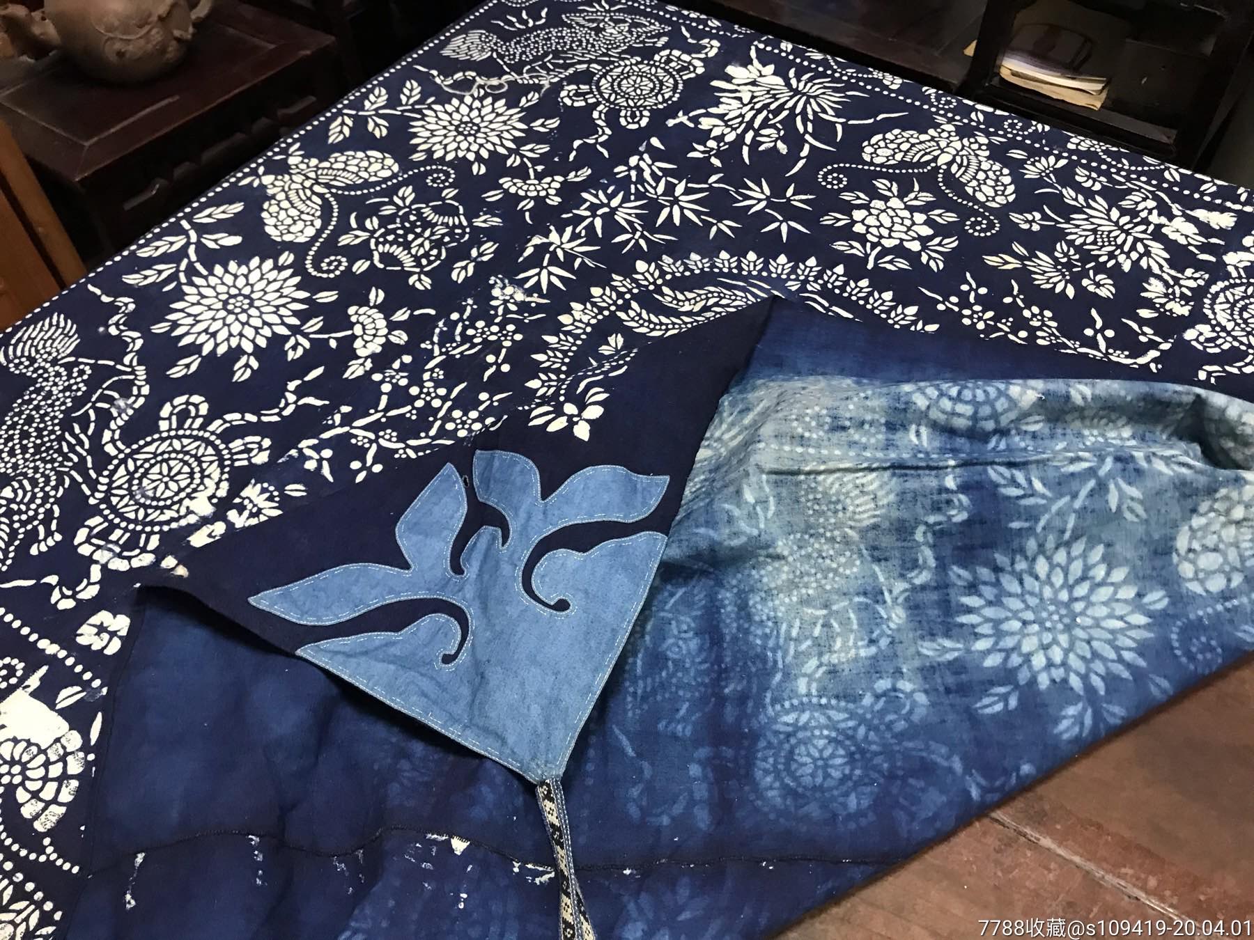 正宗南通蓝印花包袱布