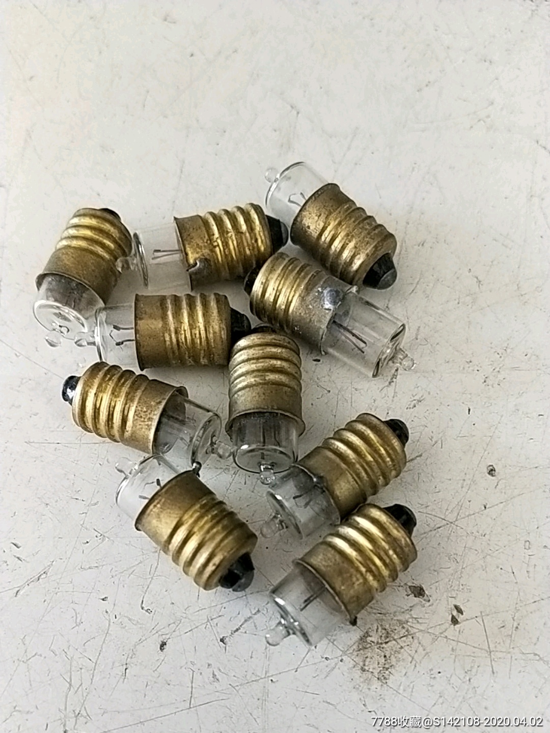 老手电筒灯泡3Ⅴ1w10个