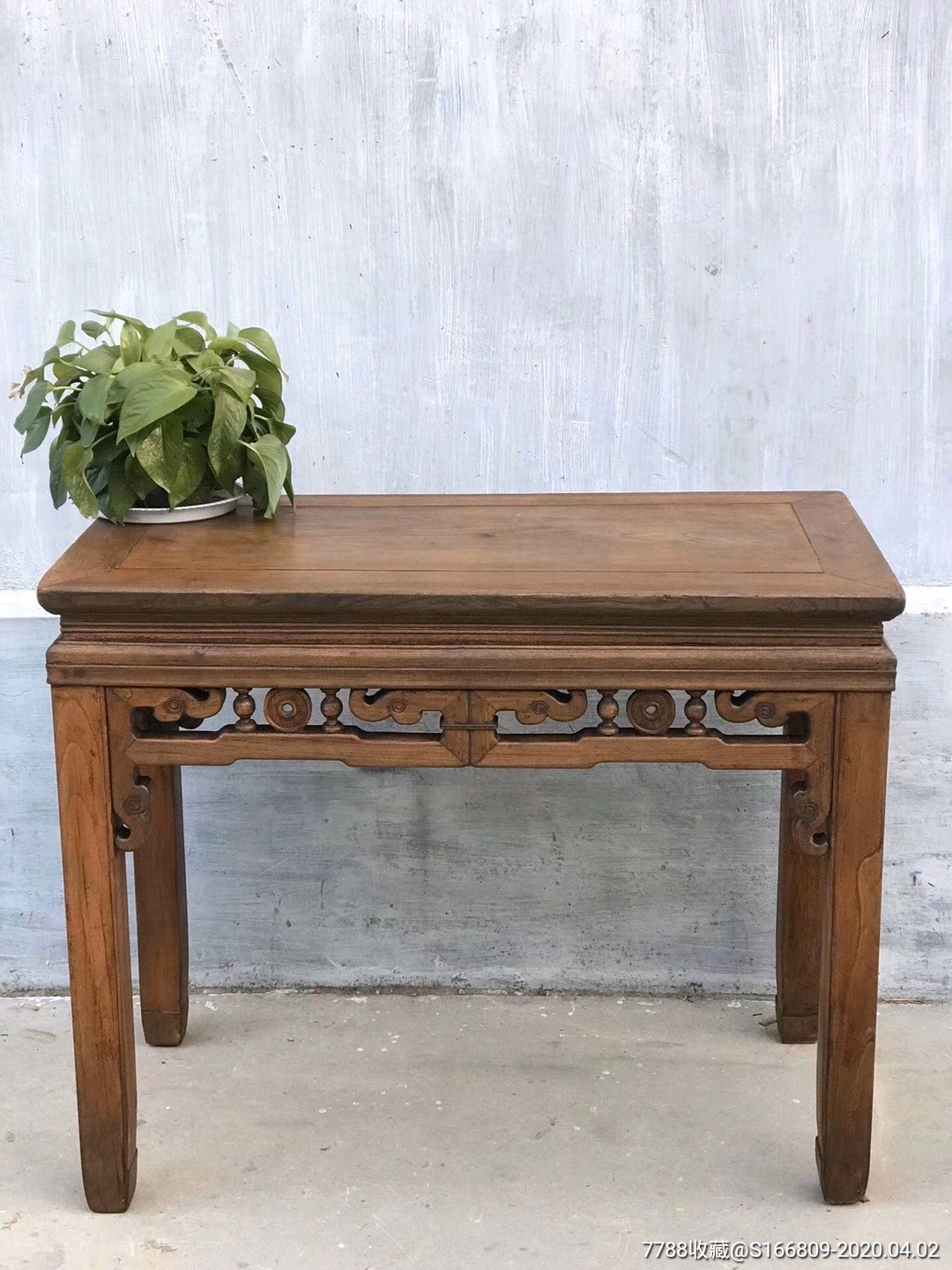 榉木老家具苏工甬作半桌茶桌书桌香桌老桌子