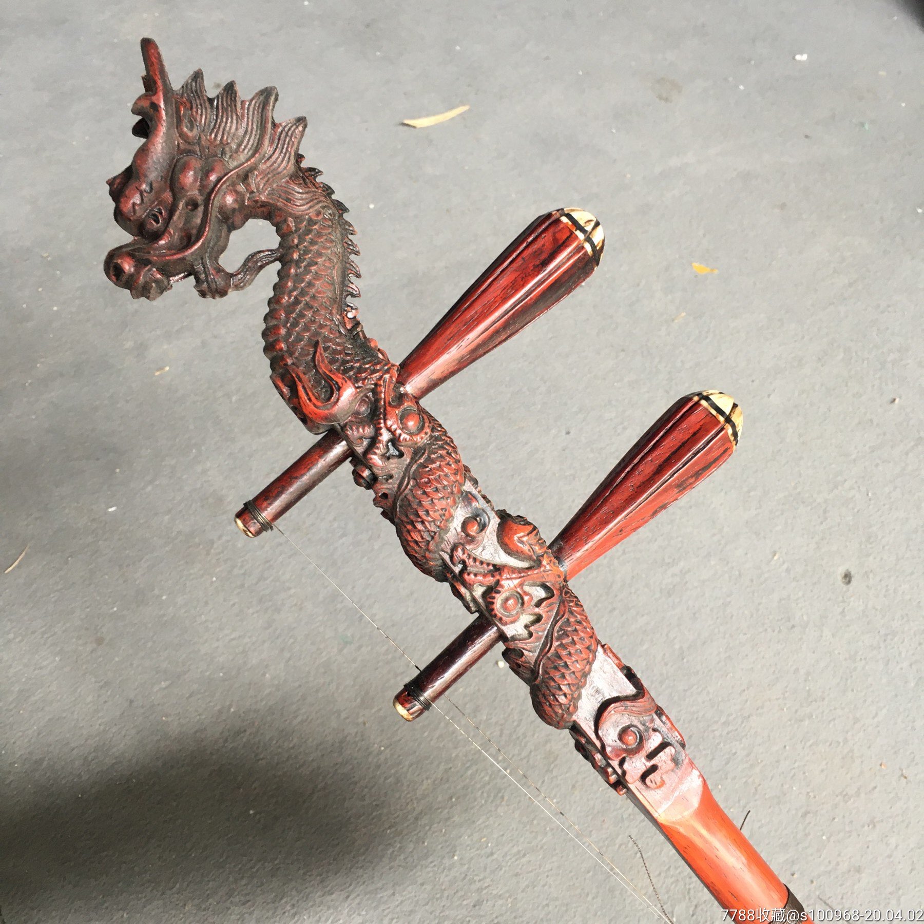 花梨木龙头二胡,二胡/胡琴_第7张_7788二胡