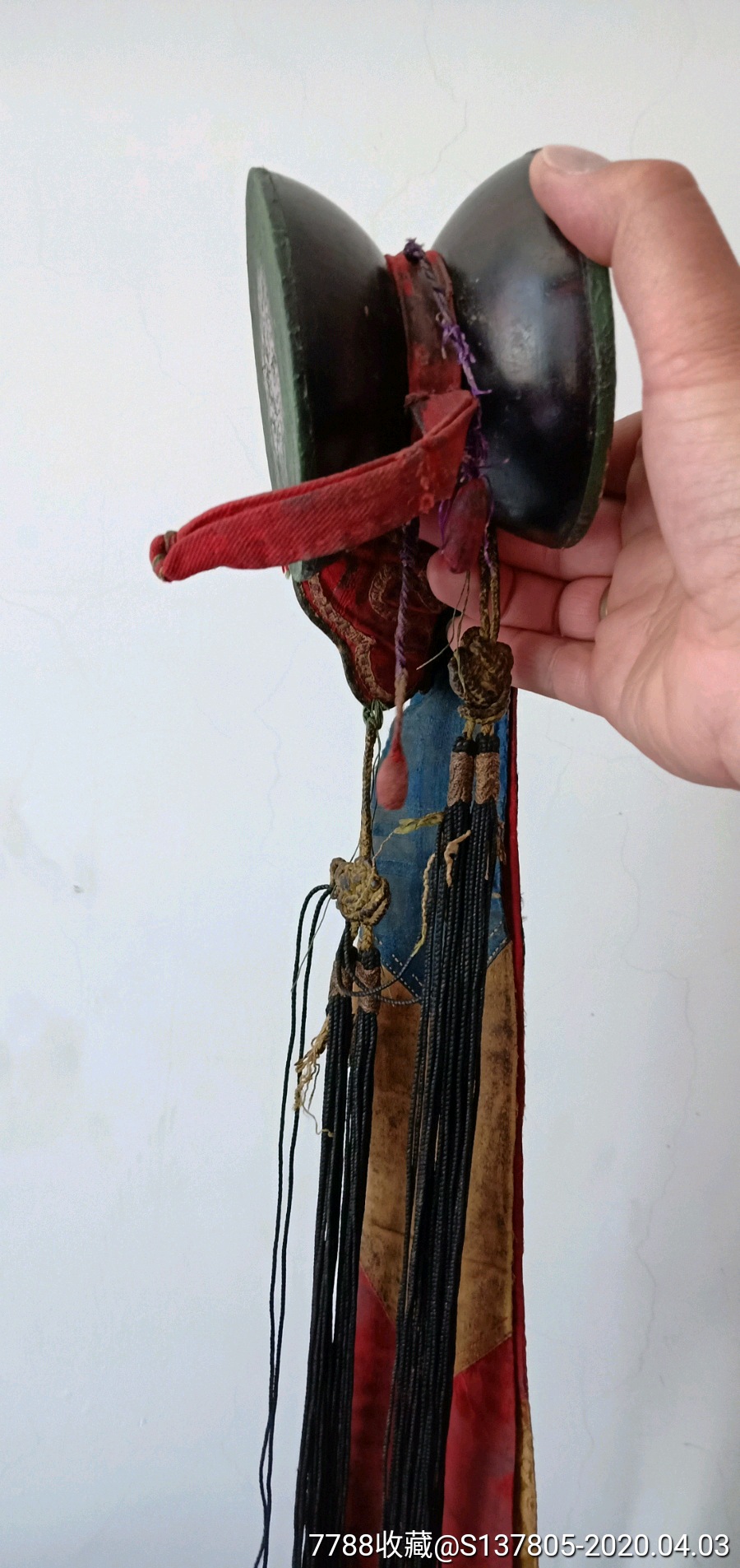 蒙古族腰鼓萨满教腰鼓清代萨满鼓双面鼓老腰鼓