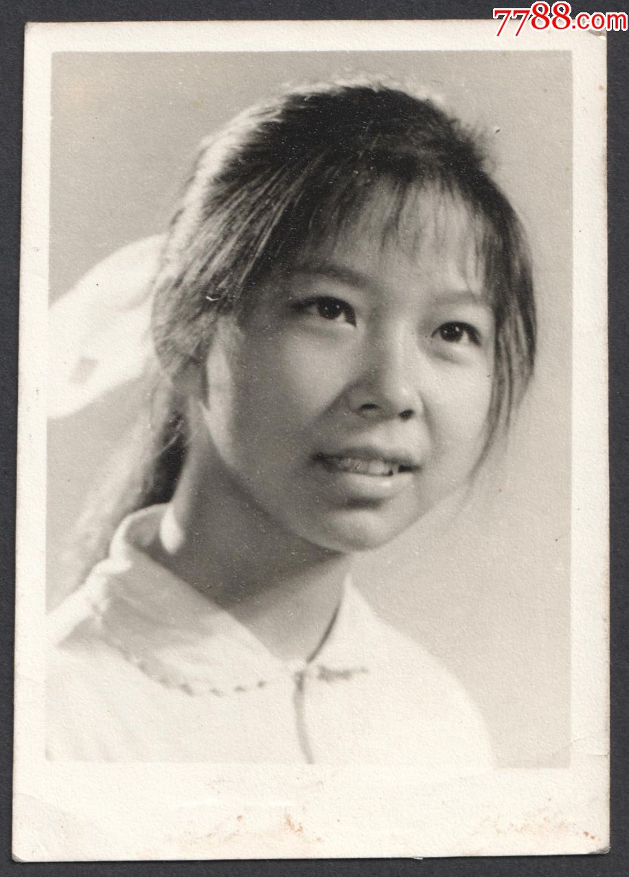 女孩儿_老照片_西府旧藏【7788收藏__收藏热线】