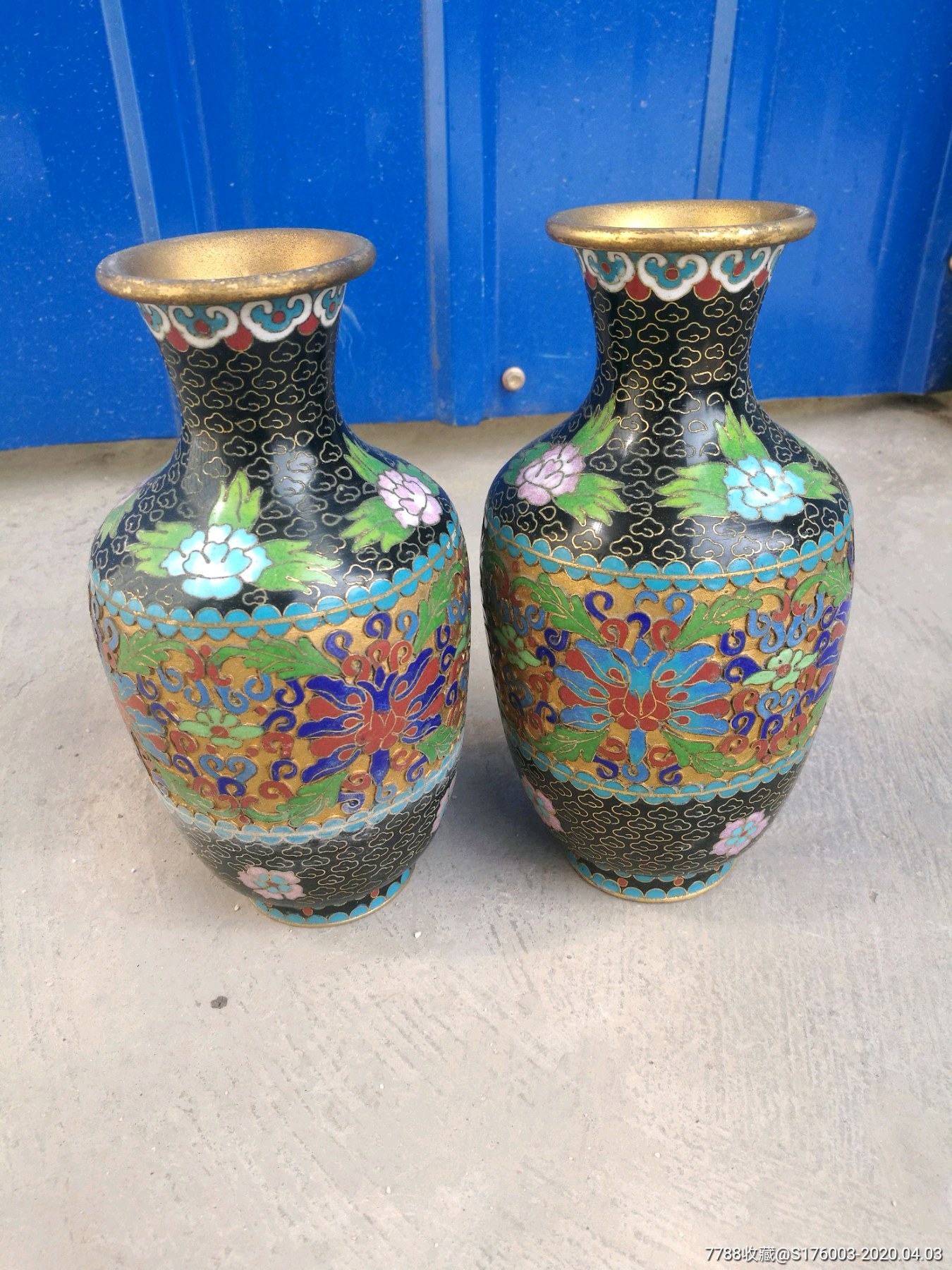 50年代的景泰蓝小花瓶_价格560.0000元_第2张_7788收藏__收藏热线