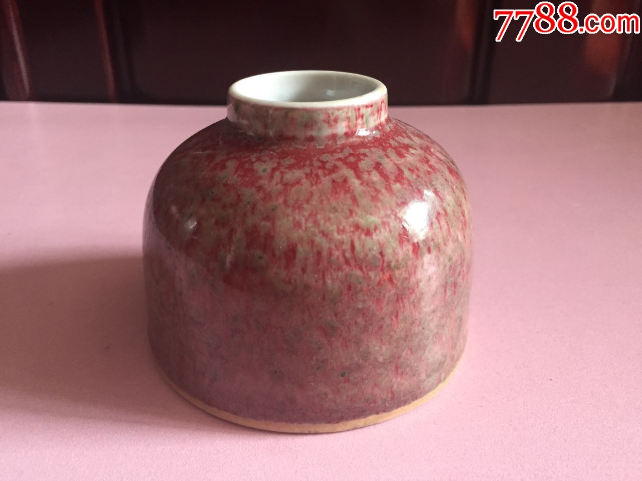 豇豆红水盂_红釉瓷_敕勒川杂货店【7788收藏__收藏热线】