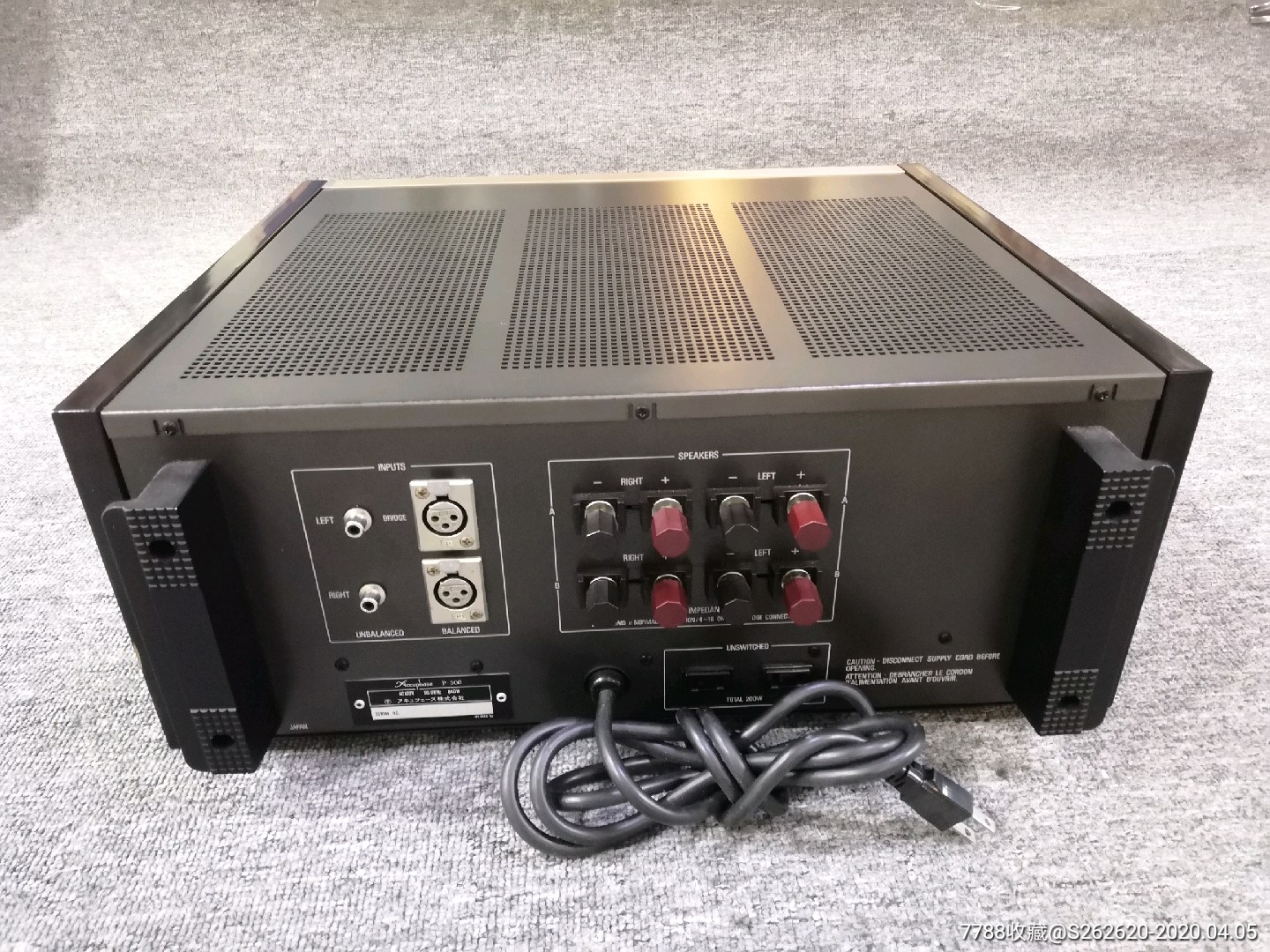 原装日本进口accuphase/金嗓子p-500后级功放二手成色极新