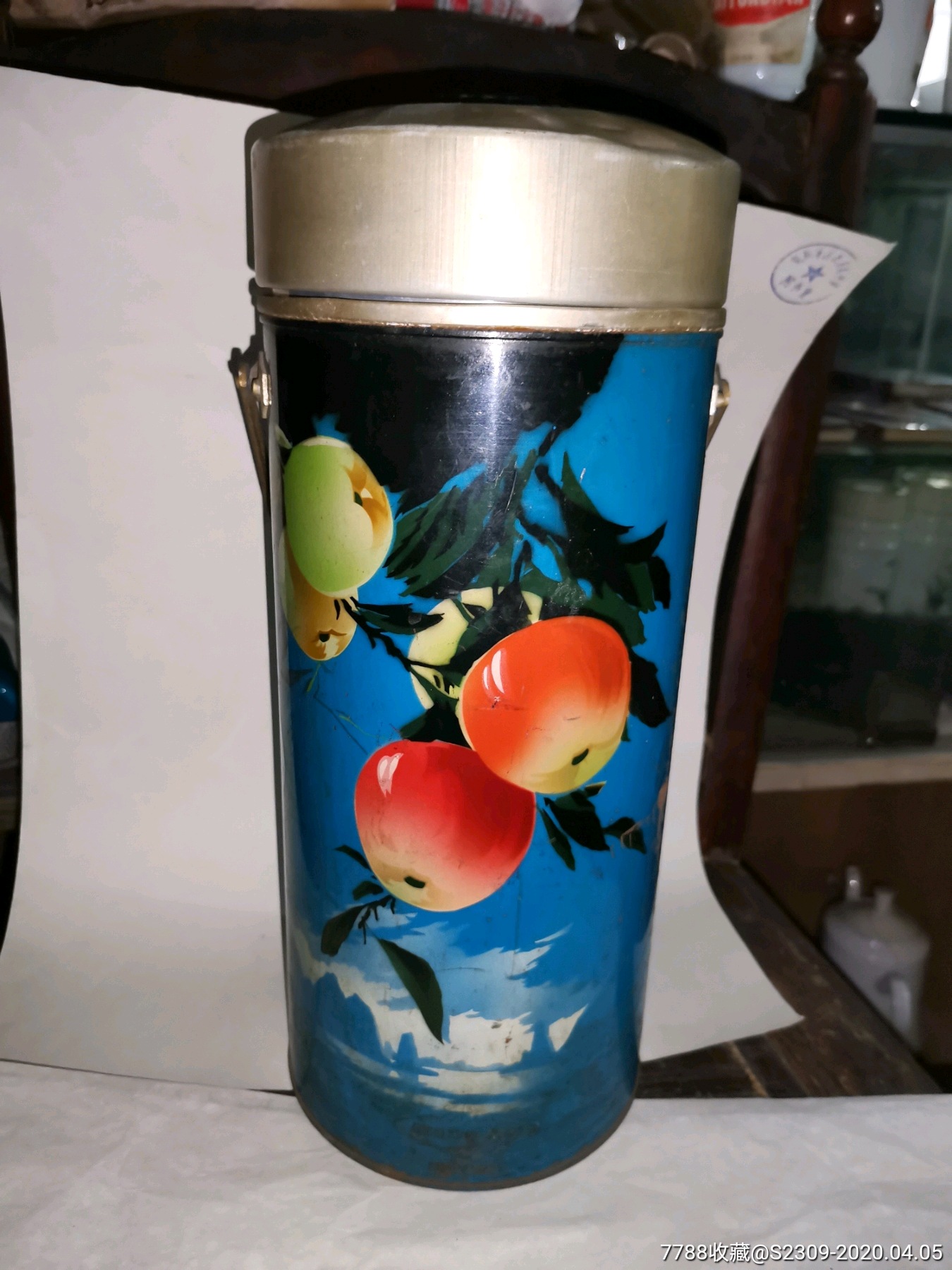 湖北荆州老物件沙市荆江牌保温瓶卖冰棒高36公分重4斤