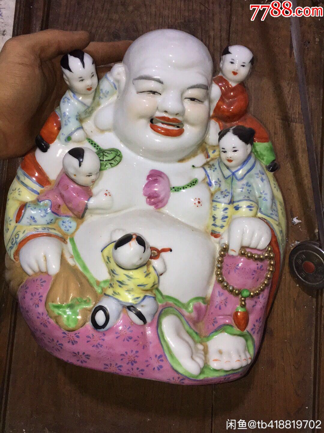 老佛像.五子闹佛.老瓷器.