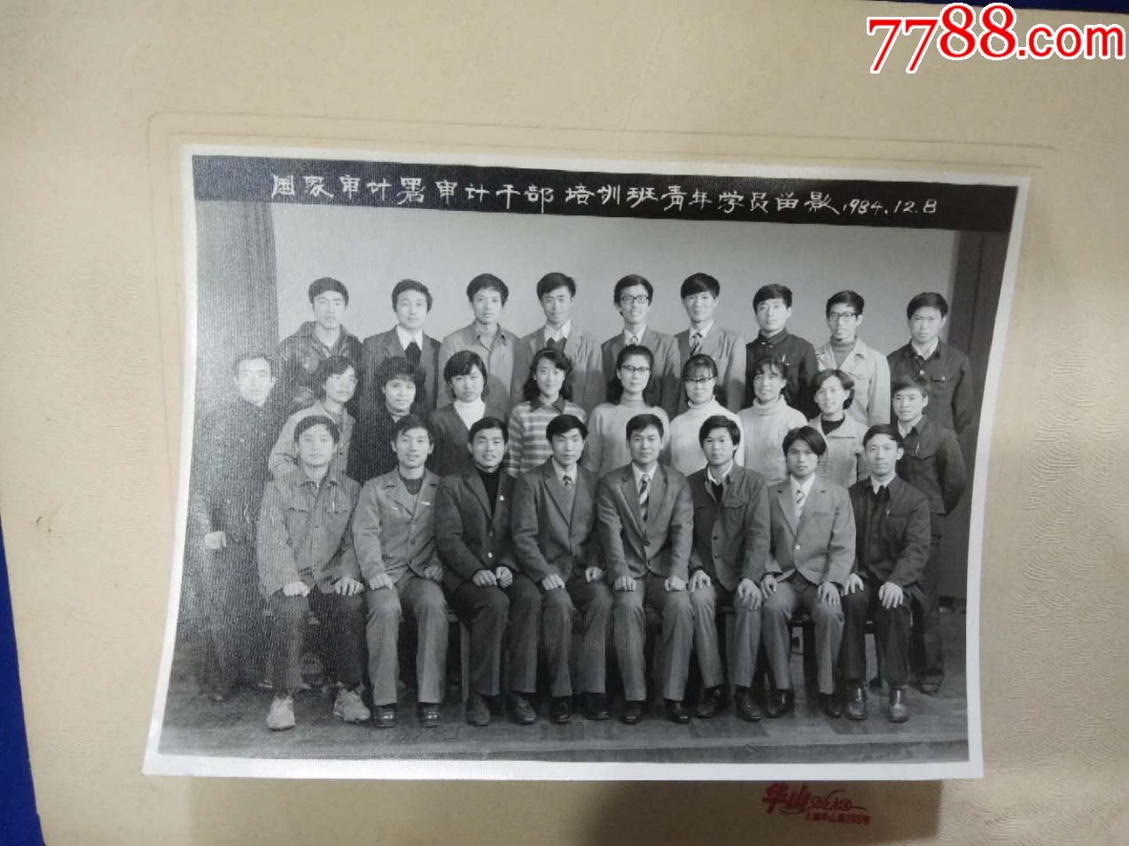 老照片:1984年国家审计署审计干部培训班青年学员留影