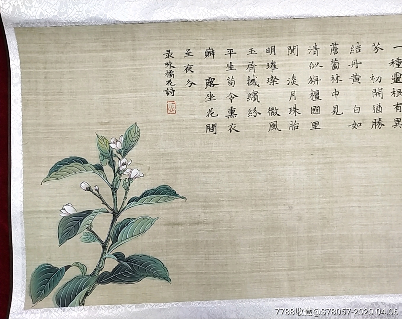 壹心.淡淡柠檬香-花鸟国画原作-7788收藏__收藏热线